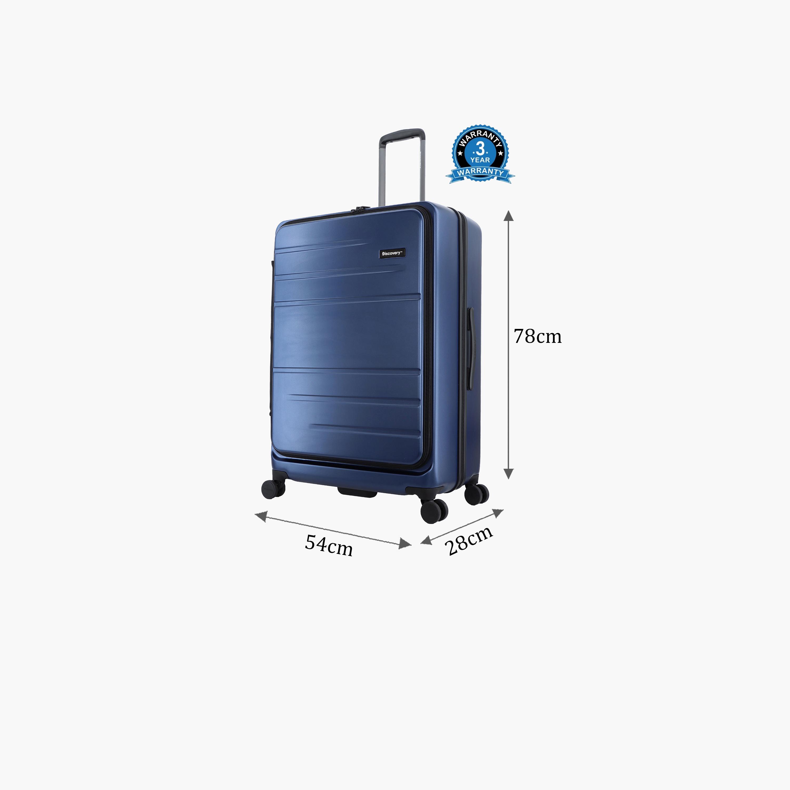 ديسكفري- شنطة سفر صلبة بولي كربونات باترول بأربع عجلات مع قفل TSA  | D003HA.71-travel-luggagesandbags-luggage-image-2