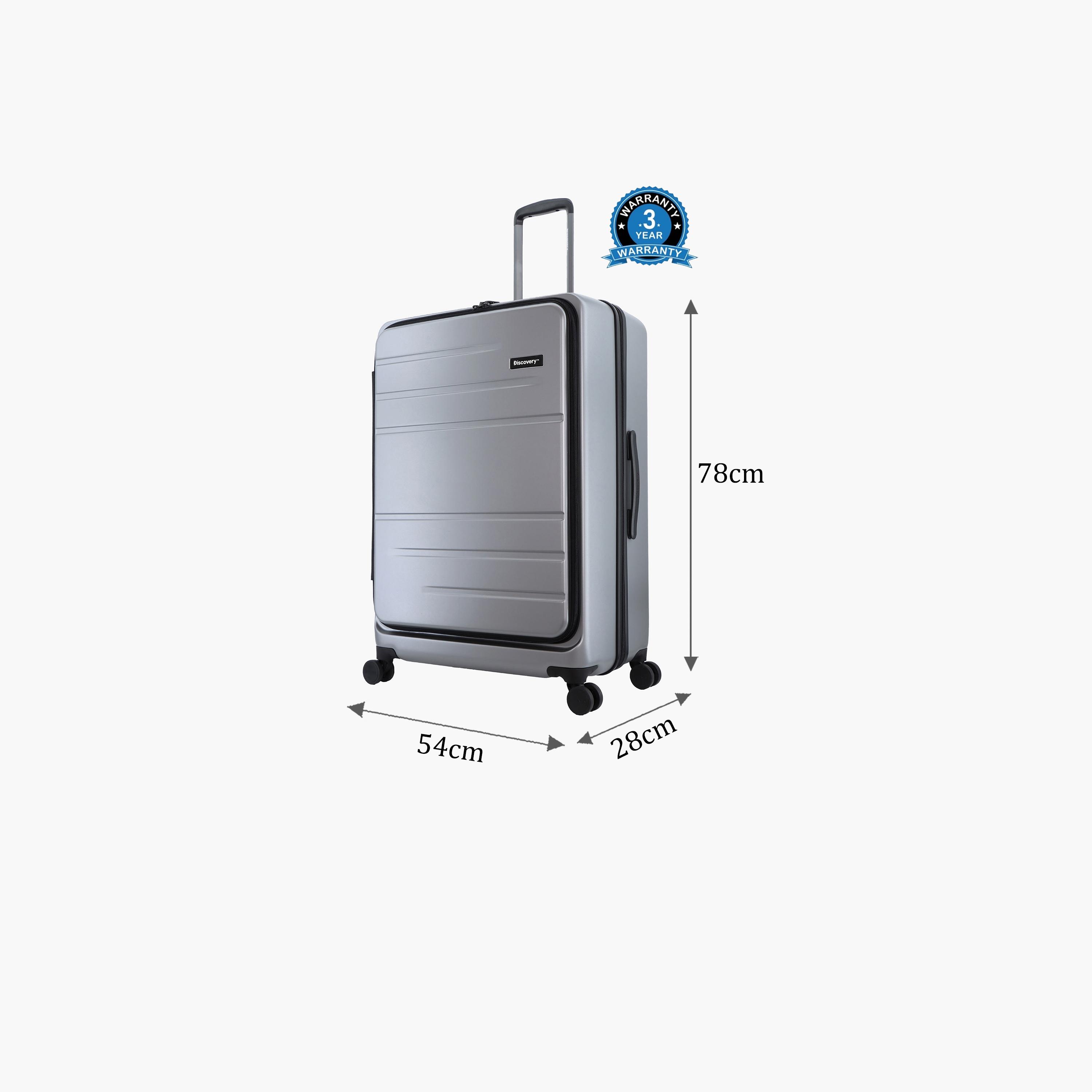 ديسكفري- شنطة سفر صلبة بولي كربونات باترول بأربع عجلات مع قفل TSA  | D003HA.71-travel-luggagesandbags-luggage-image-2