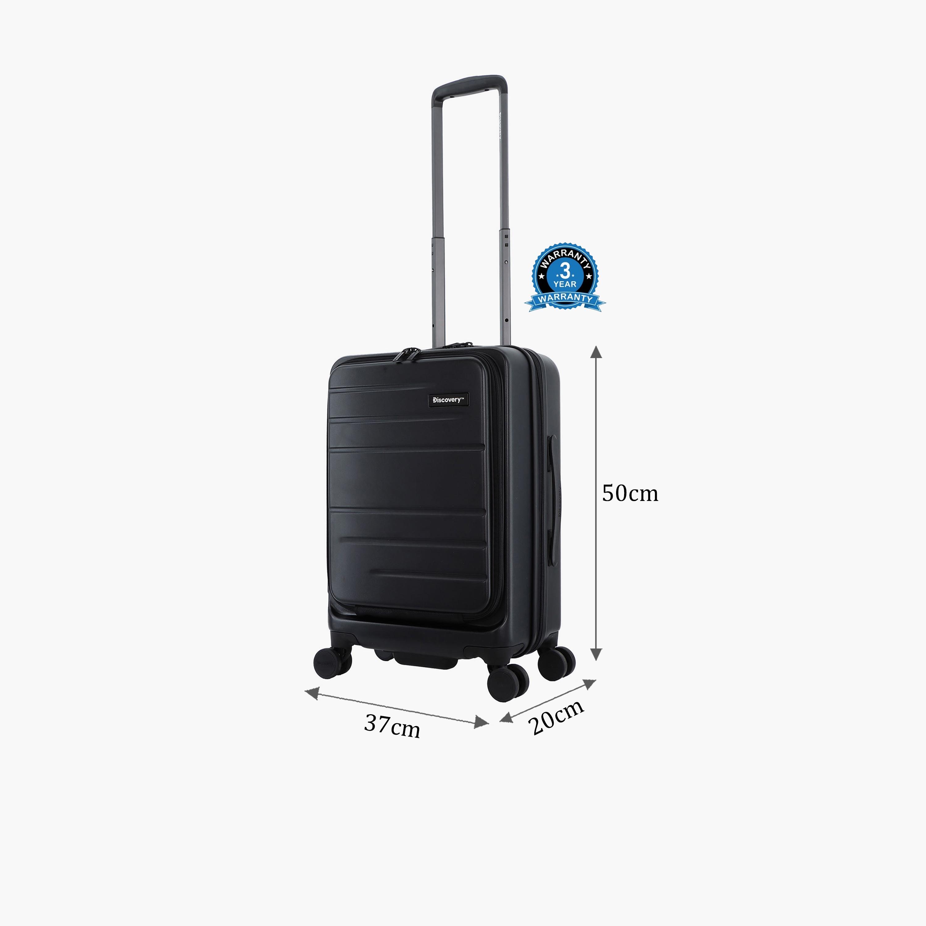 Discovery Patrol 50 CM Small Cabin Polycarbonate with ABS Hard Sided 4-Wheeler Spinner Trolley Bag with TSA Lock  | D003HA.49-travel-luggagesandbags-luggage-image-2