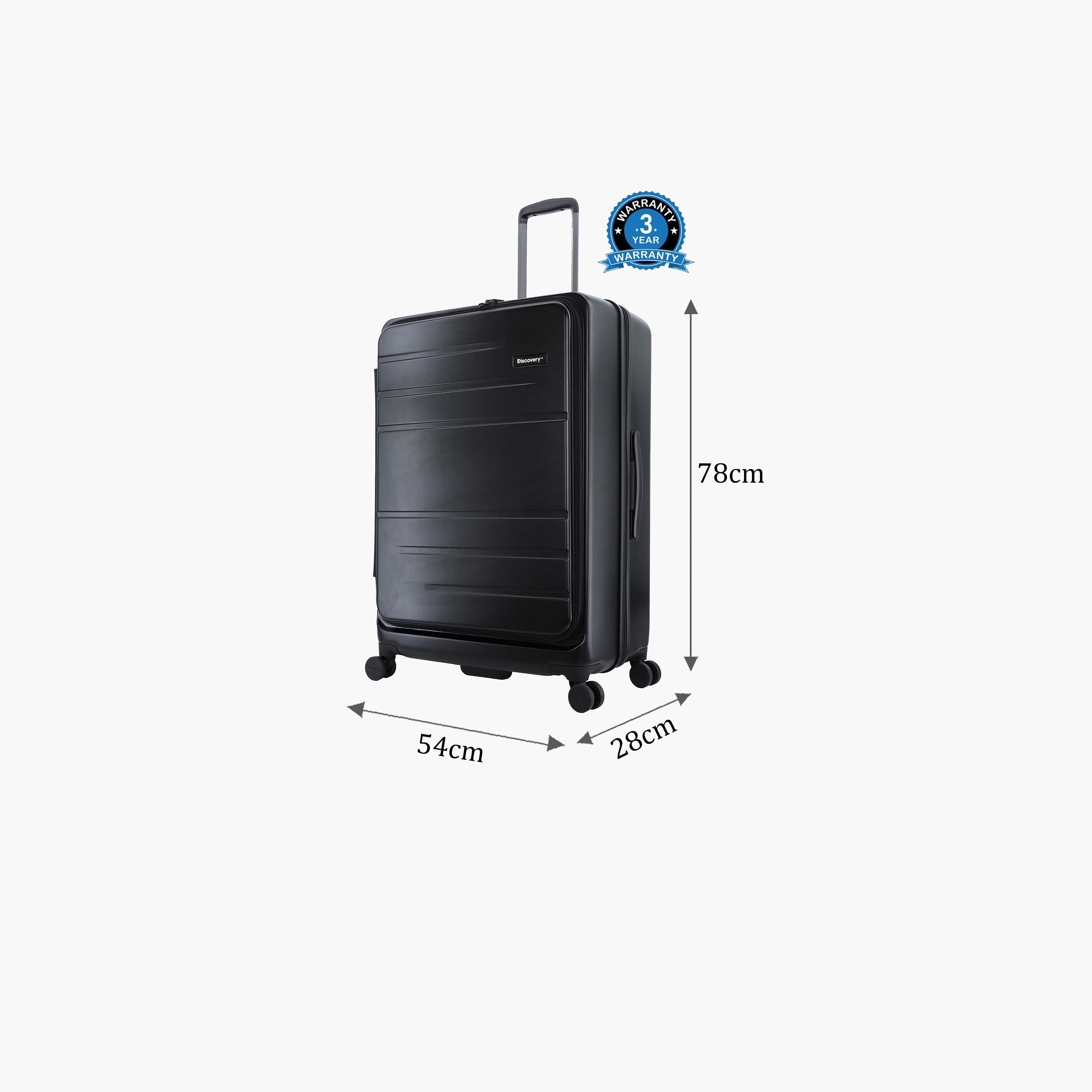 ديسكفري- شنطة سفر صلبة بولي كربونات باترول بأربع عجلات مع قفل TSA  | D003HA.71-travel-luggagesandbags-luggage-image-2