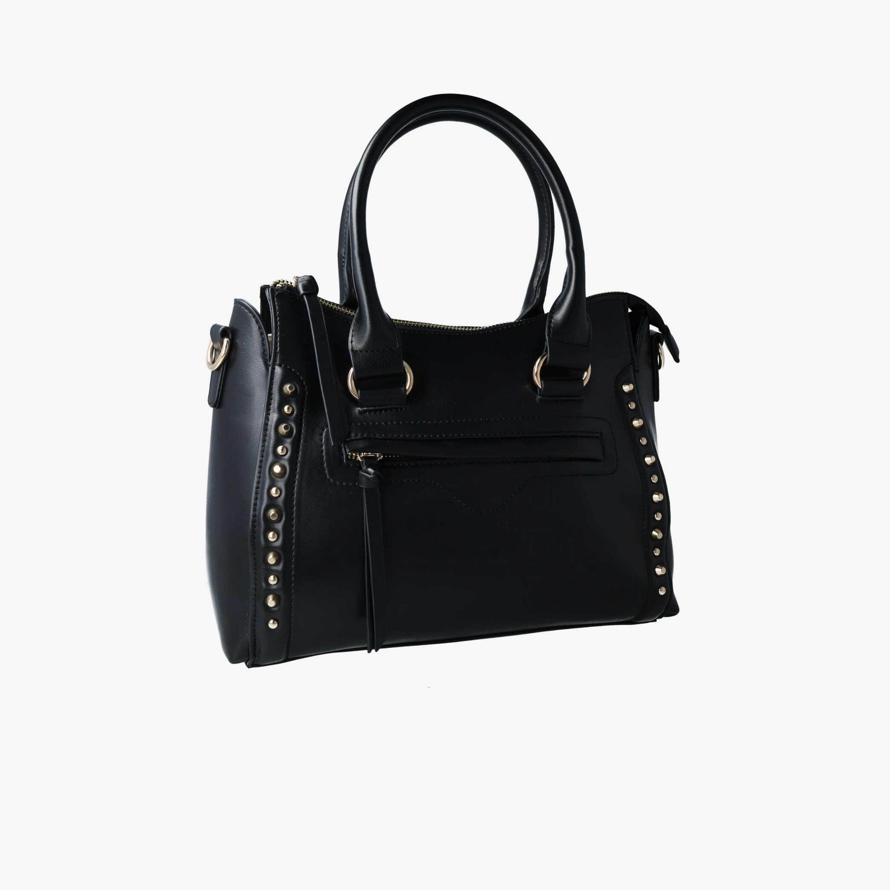 Menbur Textured Shoulder Bags with Zipper and Detachable Strap-women-bagsandwallets-handbags-image-2