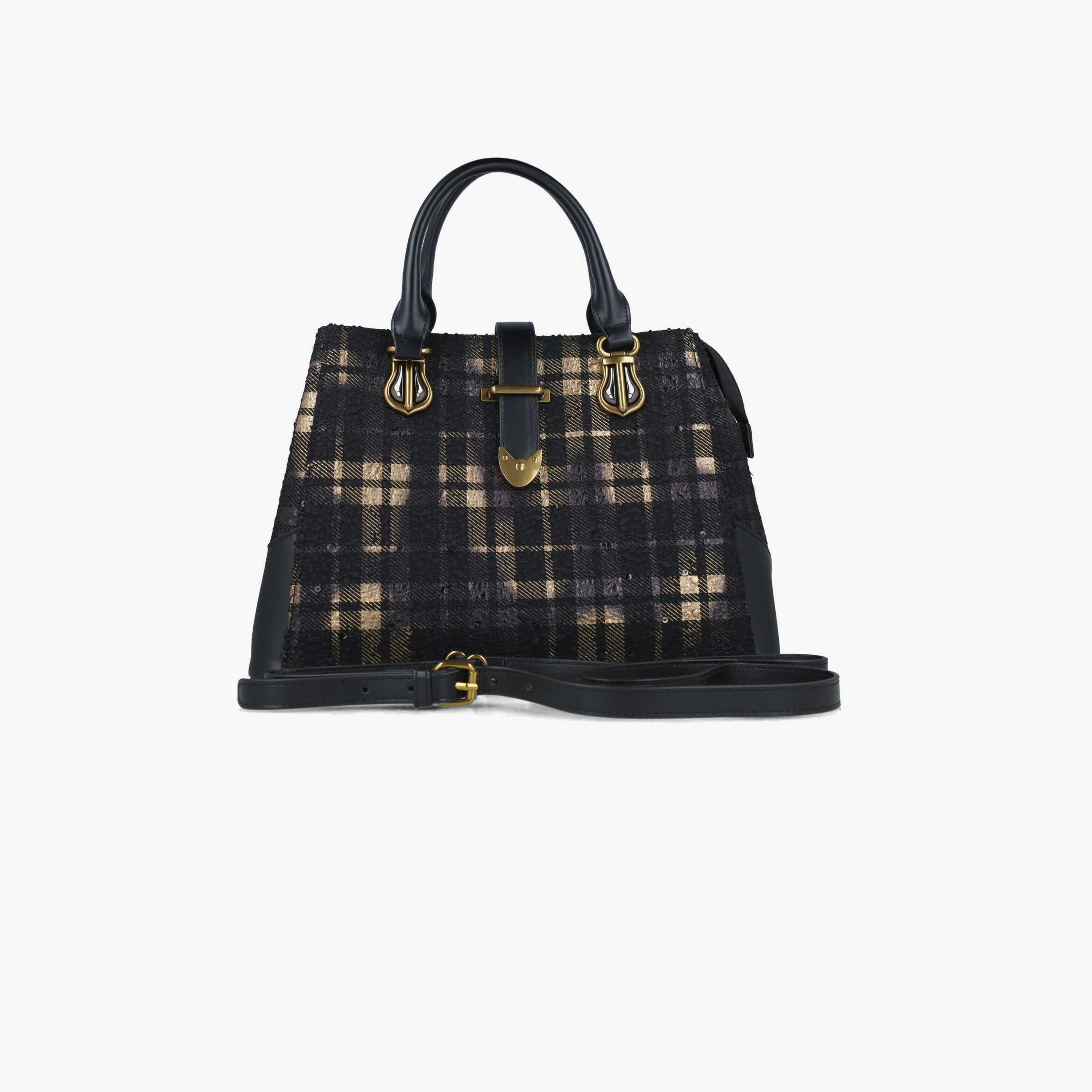 Menbur Printed Satchel Bags with Zipper and Detachable Shoulder Strap-women-bagsandwallets-handbags-image-1