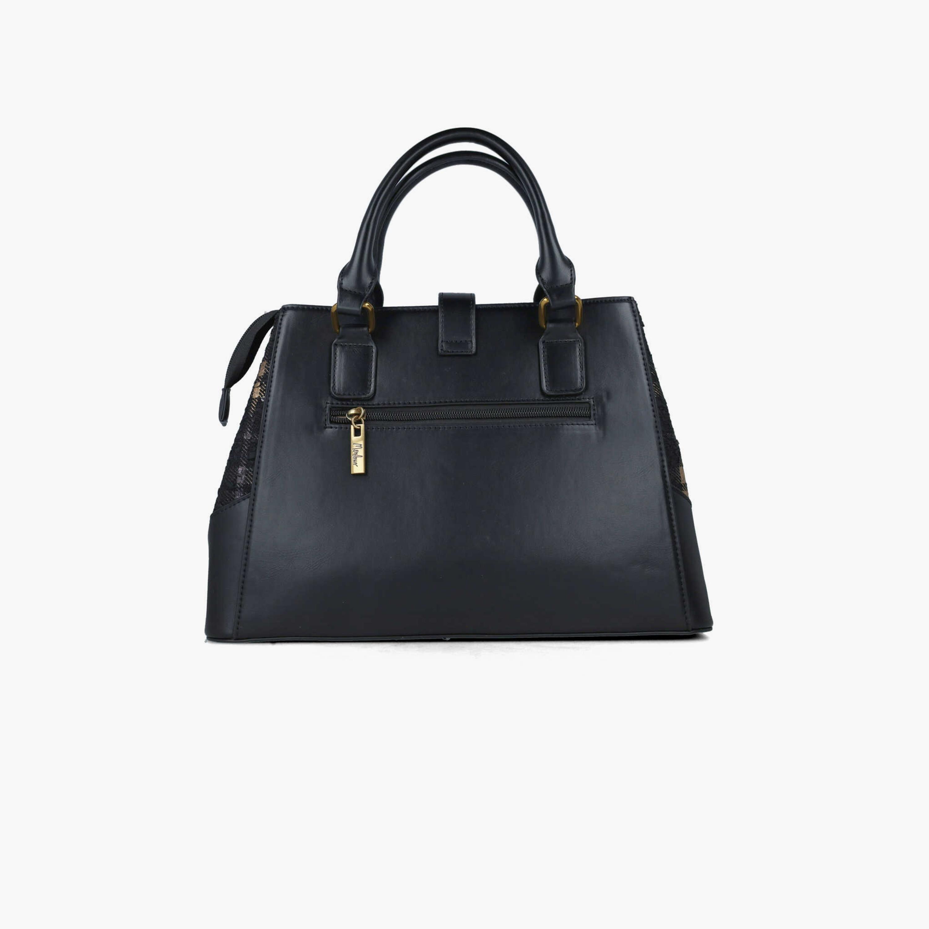Menbur Printed Satchel Bags with Zipper and Detachable Shoulder Strap-women-bagsandwallets-handbags-image-3