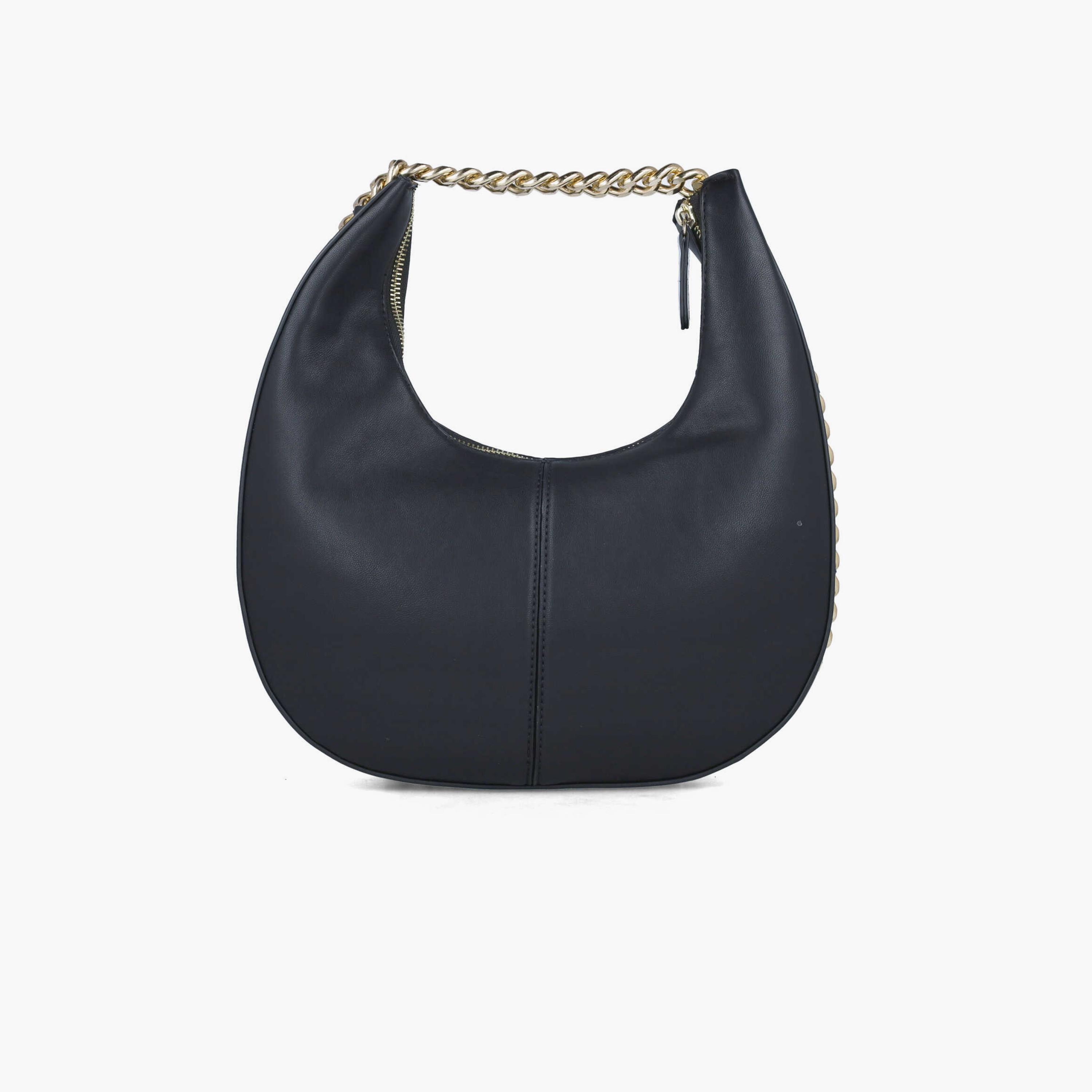 Menbur Textured Hobo Bags with Zipper and Chain Strap-women-bagsandwallets-handbags-image-3
