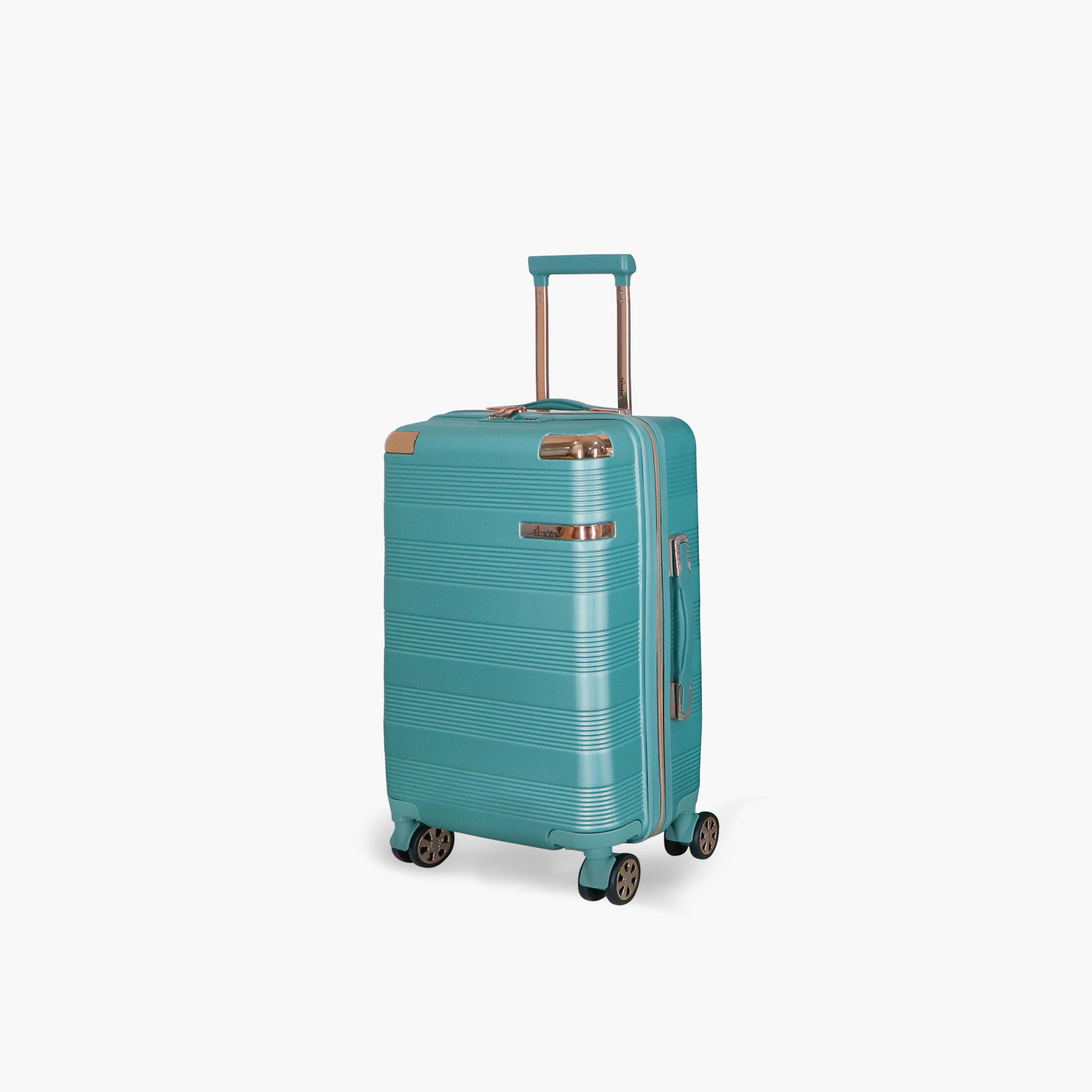 Senator 55 CM Small Cabin ABS Hard Sided 4-Wheeler Spinner Trolley Bag with TSA Lock | A5125-20-travel-luggagesandbags-luggage-image-1