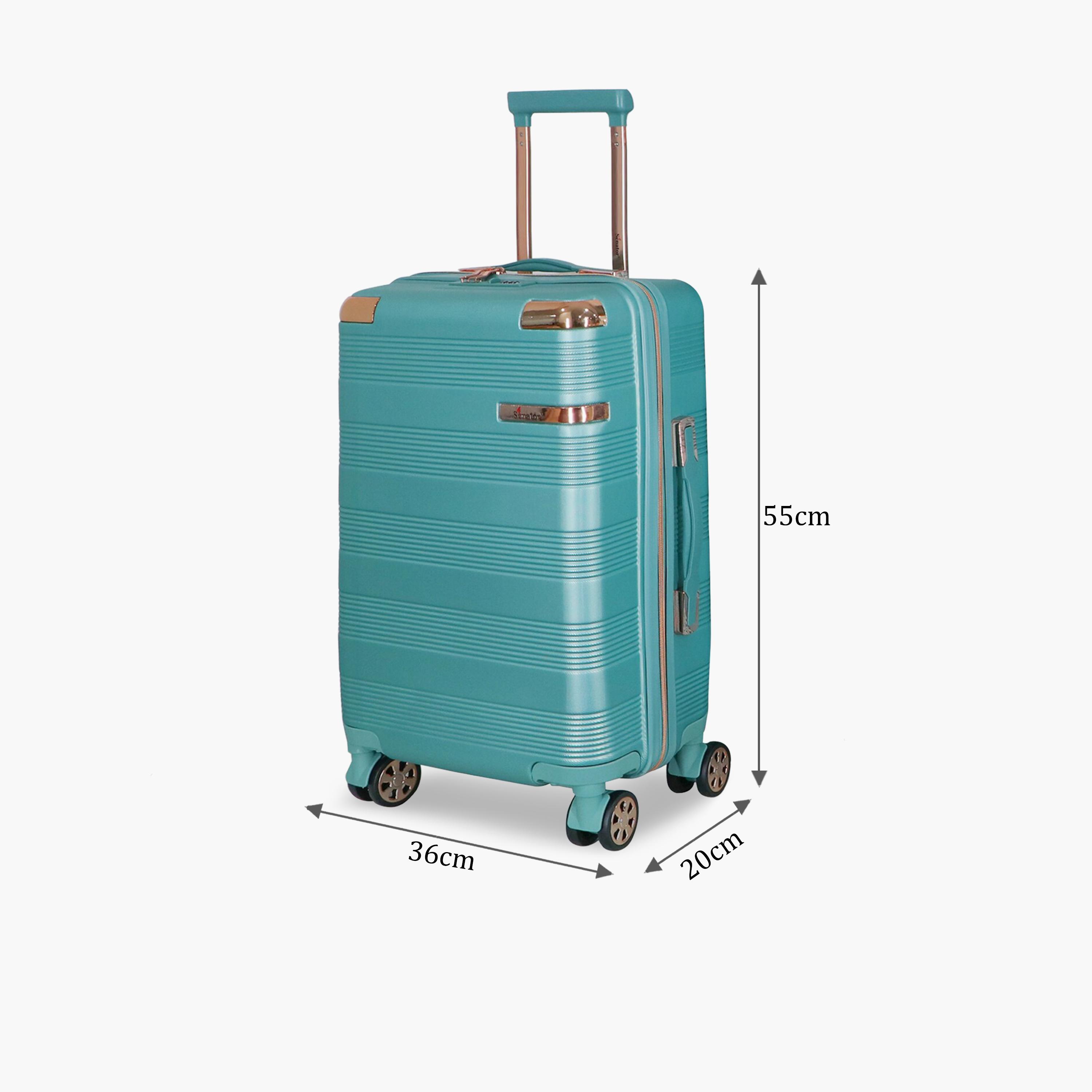 Senator 55 CM Small Cabin ABS Hard Sided 4-Wheeler Spinner Trolley Bag with TSA Lock | A5125-20-travel-luggagesandbags-luggage-image-2