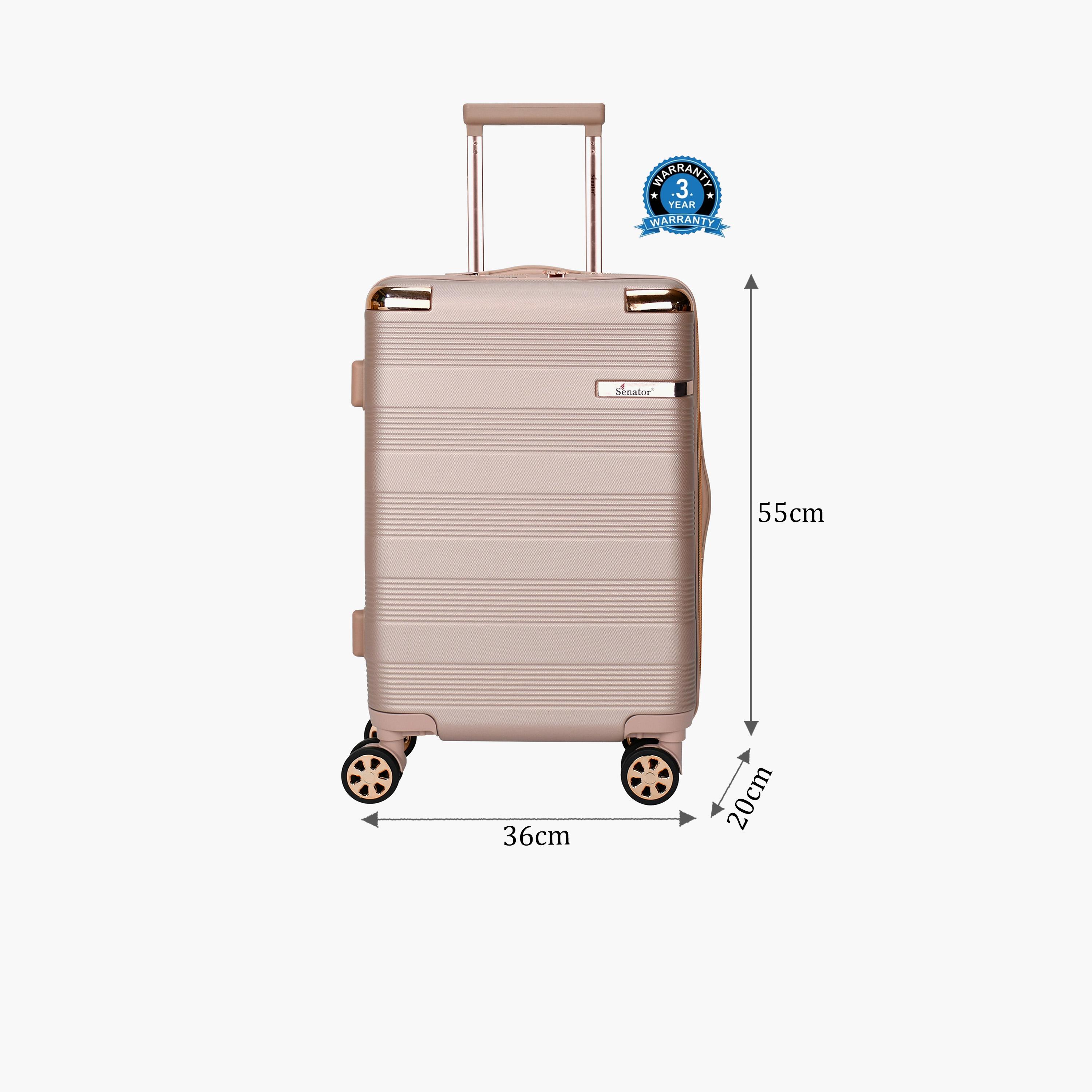 Senator 55 CM Small Cabin ABS Hard Sided 4-Wheeler Spinner Trolley Bag with TSA Lock | A5125-20-travel-luggagesandbags-luggage-image-3