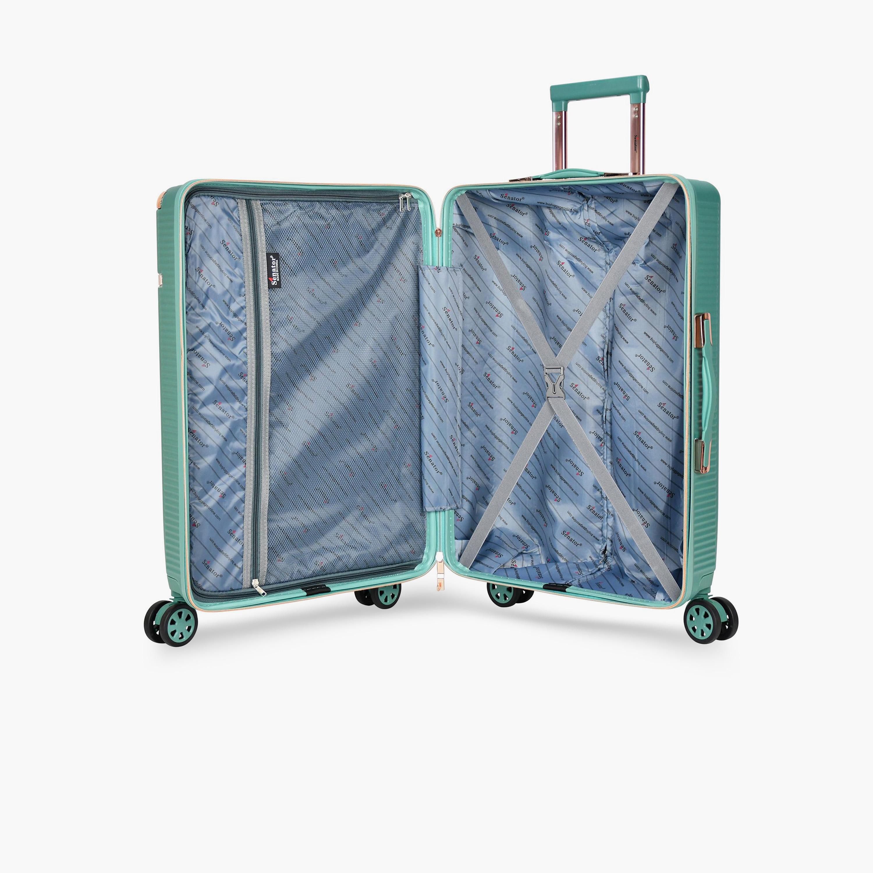 Senator 65 CM Medium Check-in ABS Hard Sided 4-Wheeler Spinner Trolley Bag with TSA Lock | A5125-24-travel-luggagesandbags-luggage-image-4