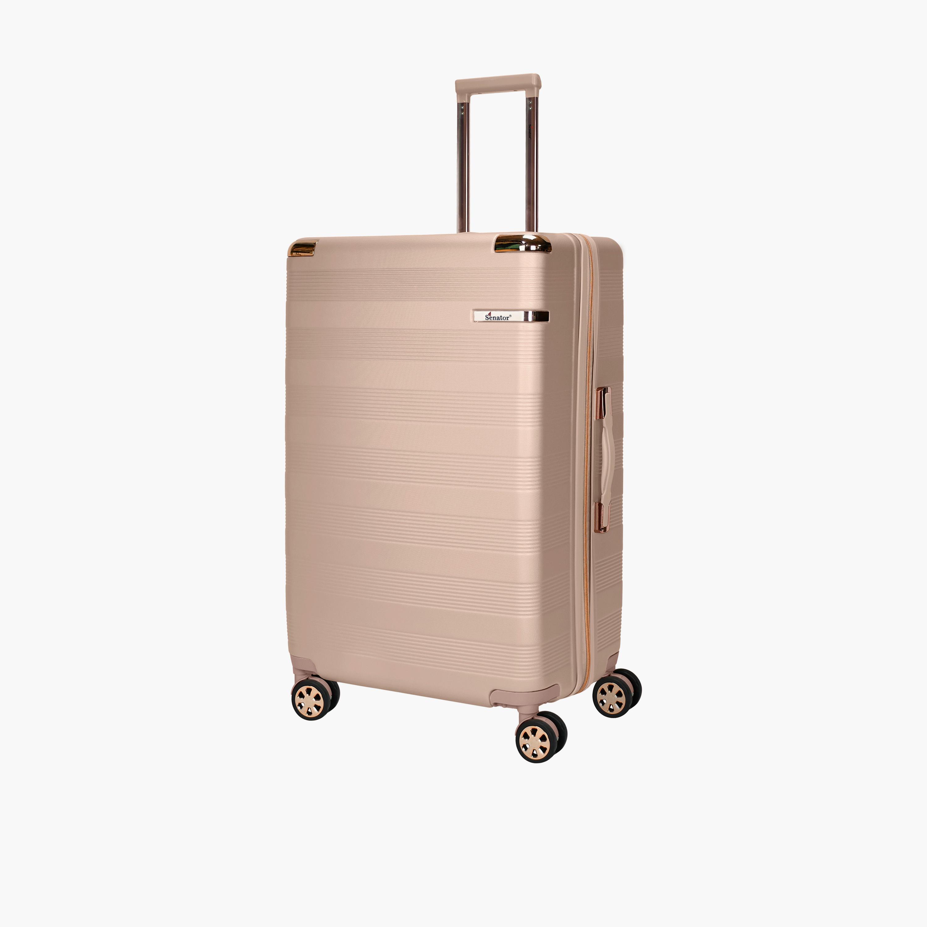 Senator 65 CM Medium Check-in ABS Hard Sided 4-Wheeler Spinner Trolley Bag with TSA Lock | A5125-24-travel-luggagesandbags-luggage-image-1