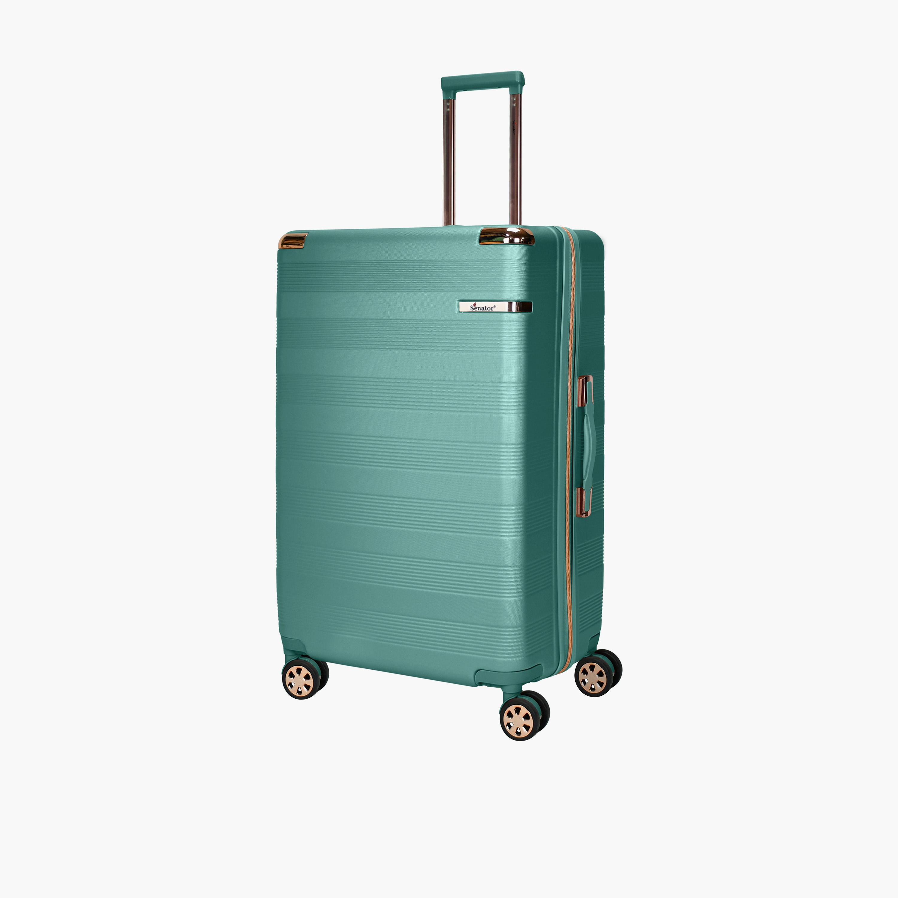 Senator 84 CM Large Check-in ABS Hard Sided 4-Wheeler Spinner Trolley Bag with TSA Lock | A5125-32-travel-luggagesandbags-luggage-image-1
