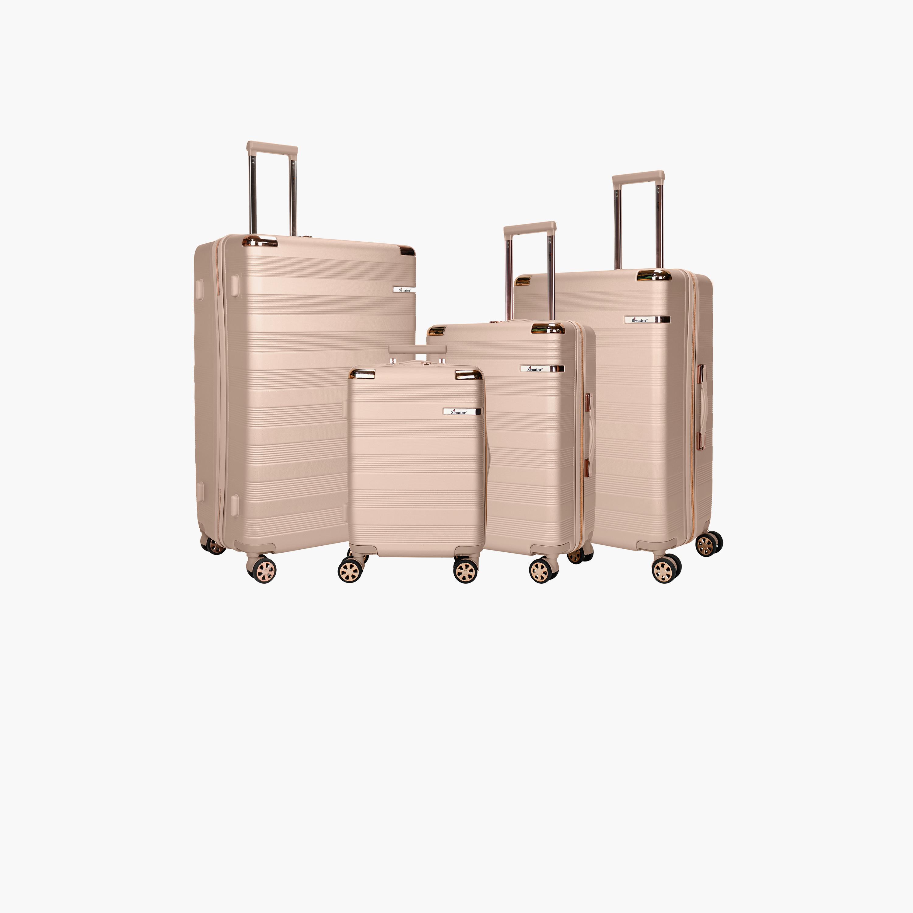سيناتور- طقم شنط بأربع عجلات دوارة 4 قطع من ABS ذات جوانب صلبة مع قفل TSA | A5125-4-travel-luggagesandbags-luggage-image-1