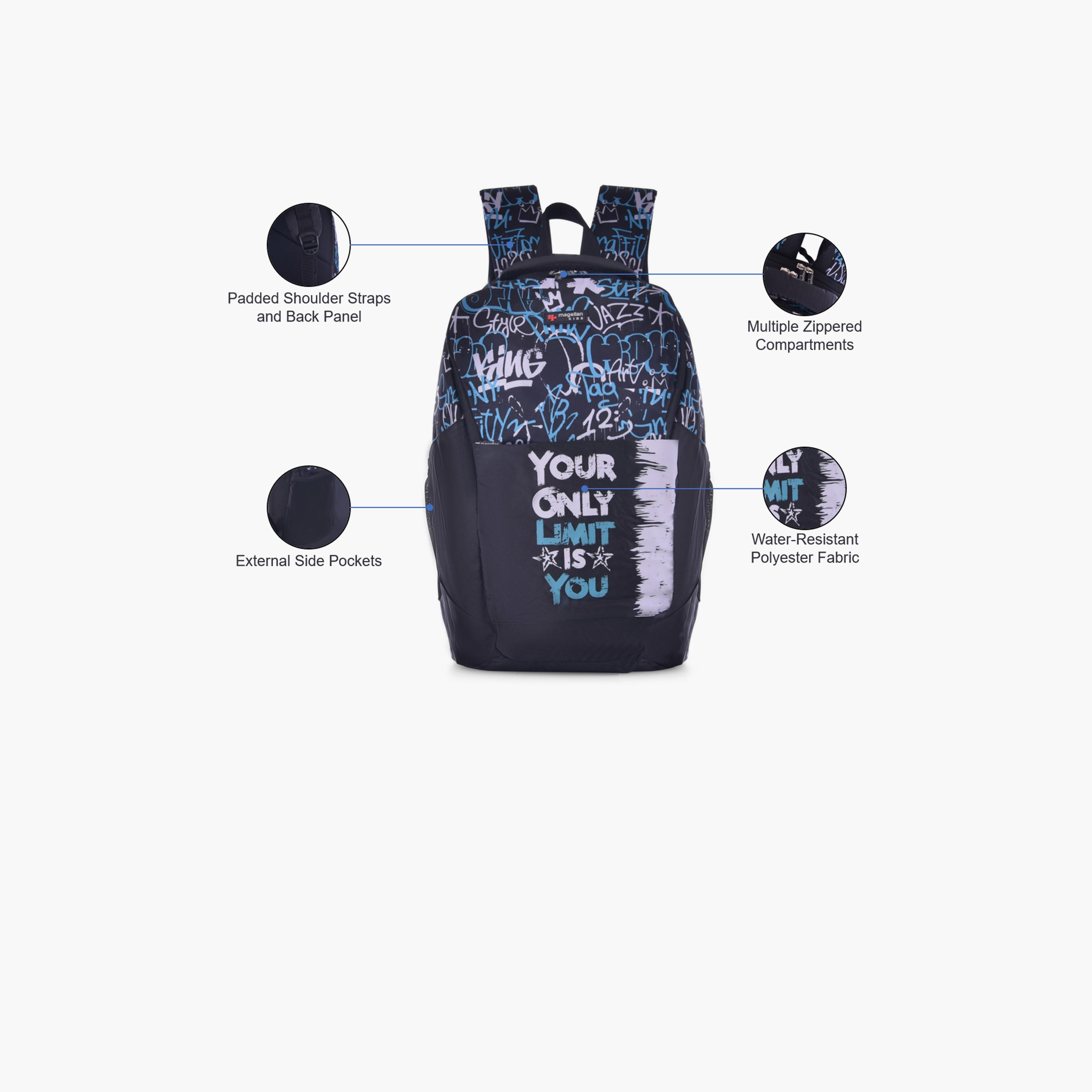 Magellan 20L | 18 Inches Backpack Fabric with Water Resistance-school-bagsandbackpacks-backpacks-image-3