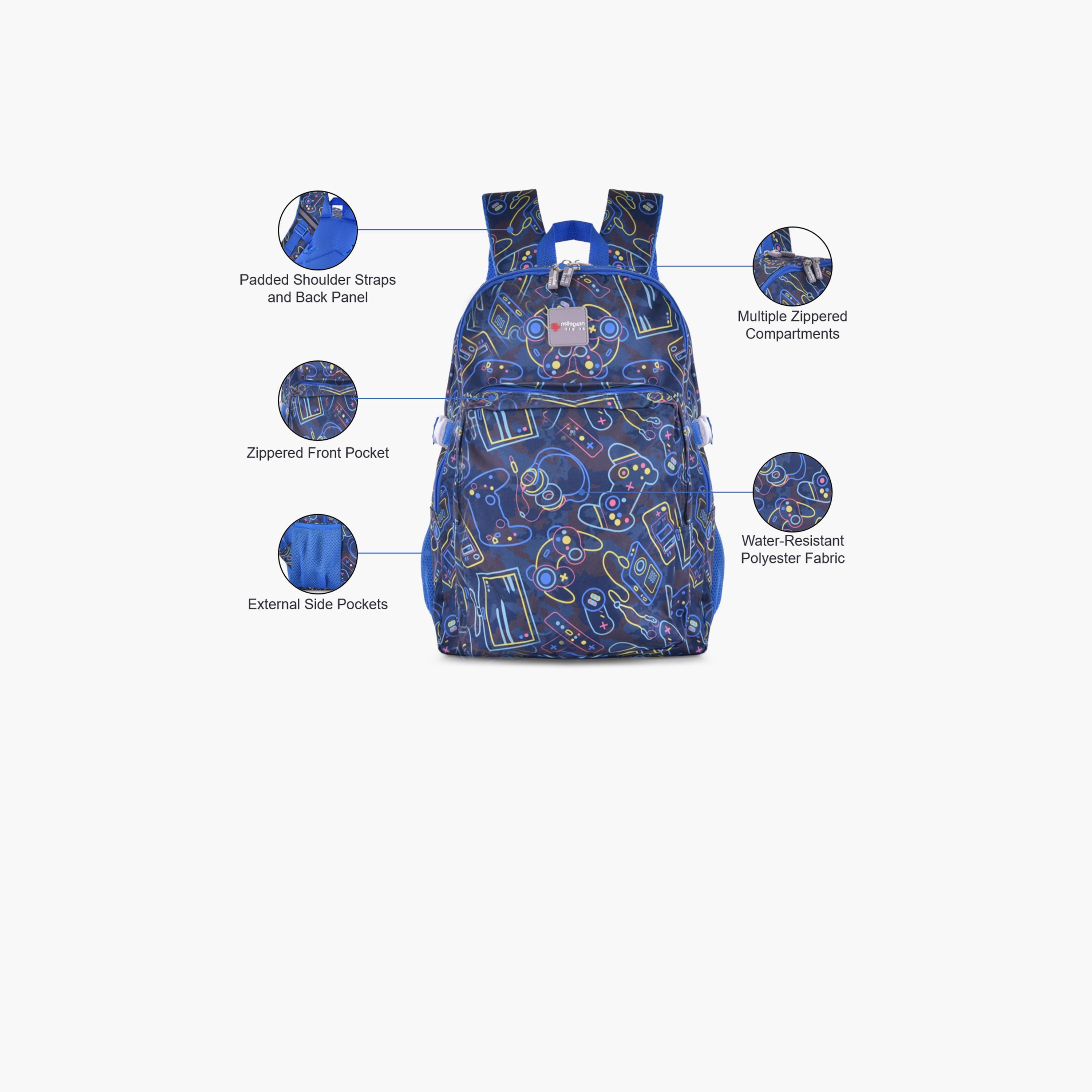 Magellan 20L | 18 Inches Backpack Fabric with Water Resistance-school-bagsandbackpacks-backpacks-image-3