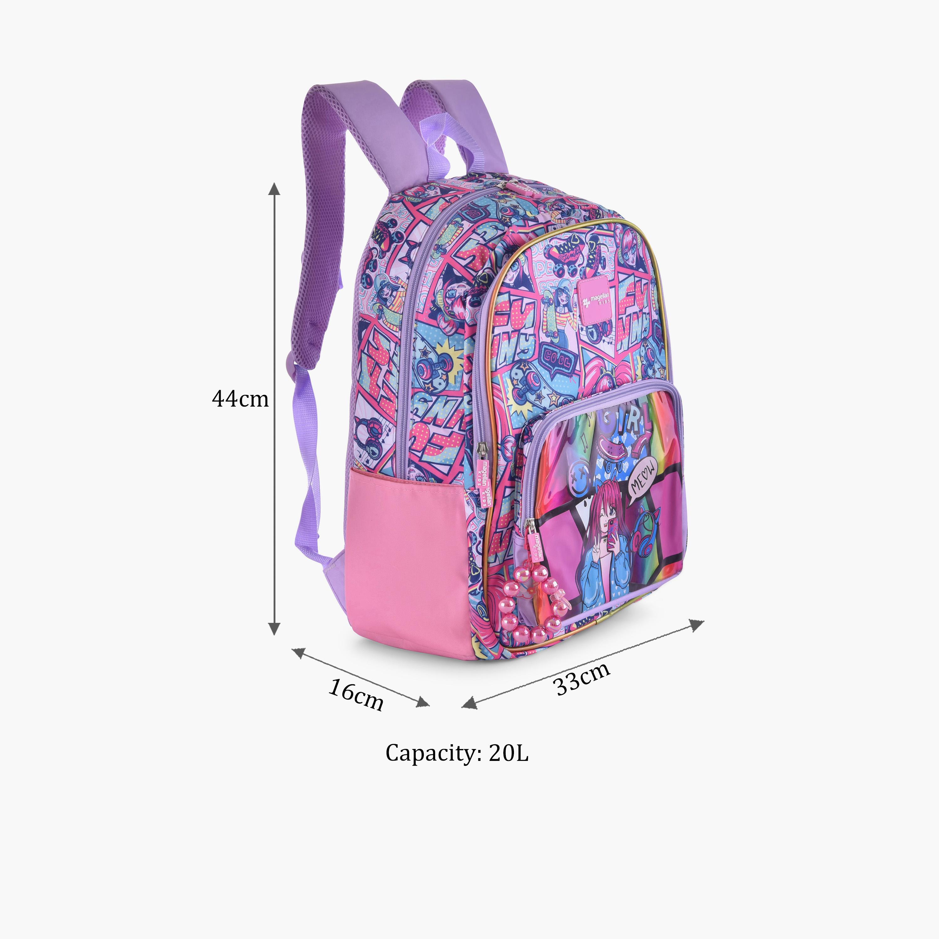 Magellan 20L | 18 Inches Backpack Fabric with Water Resistance-school-bagsandbackpacks-backpacks-image-2
