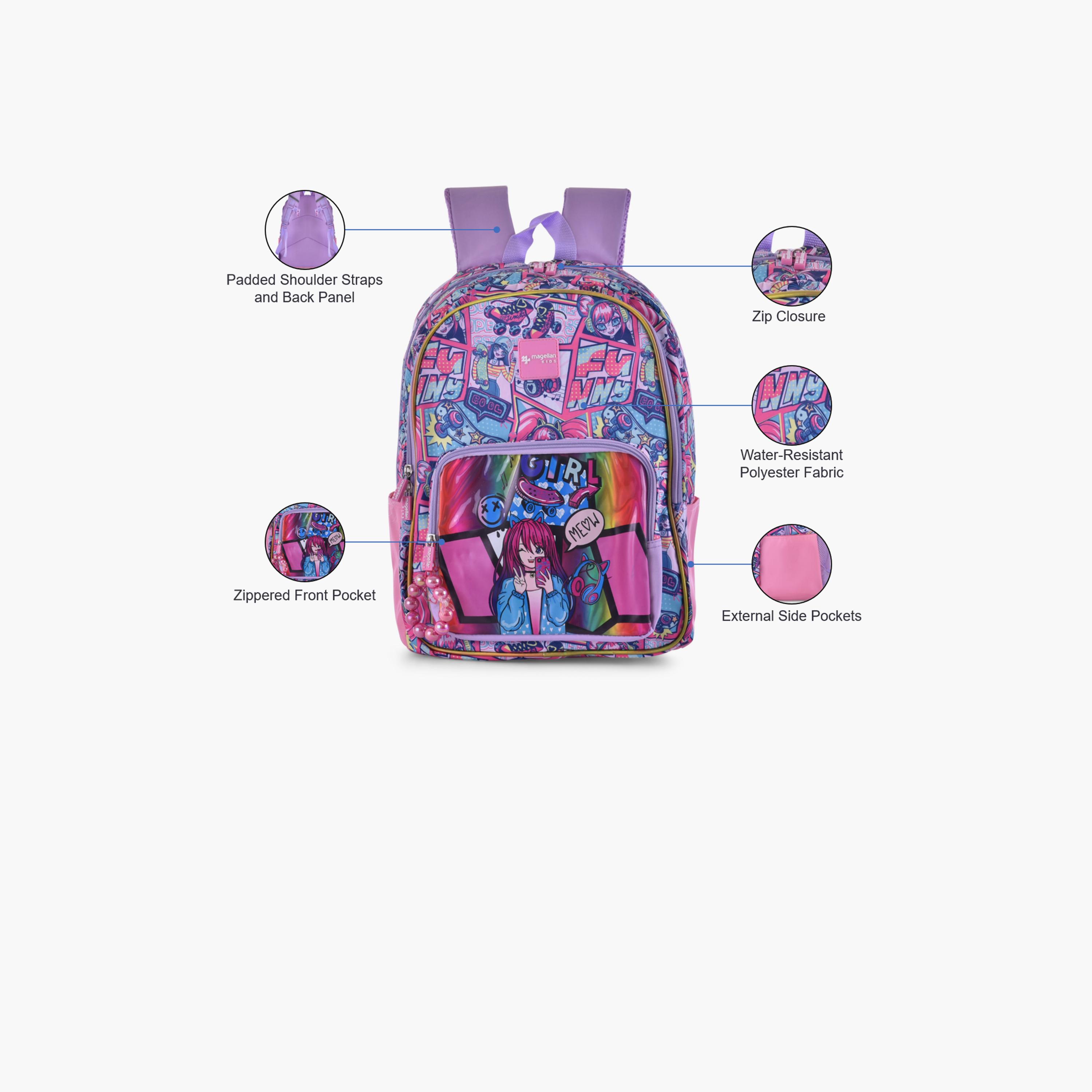Magellan 20L | 18 Inches Backpack Fabric with Water Resistance-school-bagsandbackpacks-backpacks-image-3