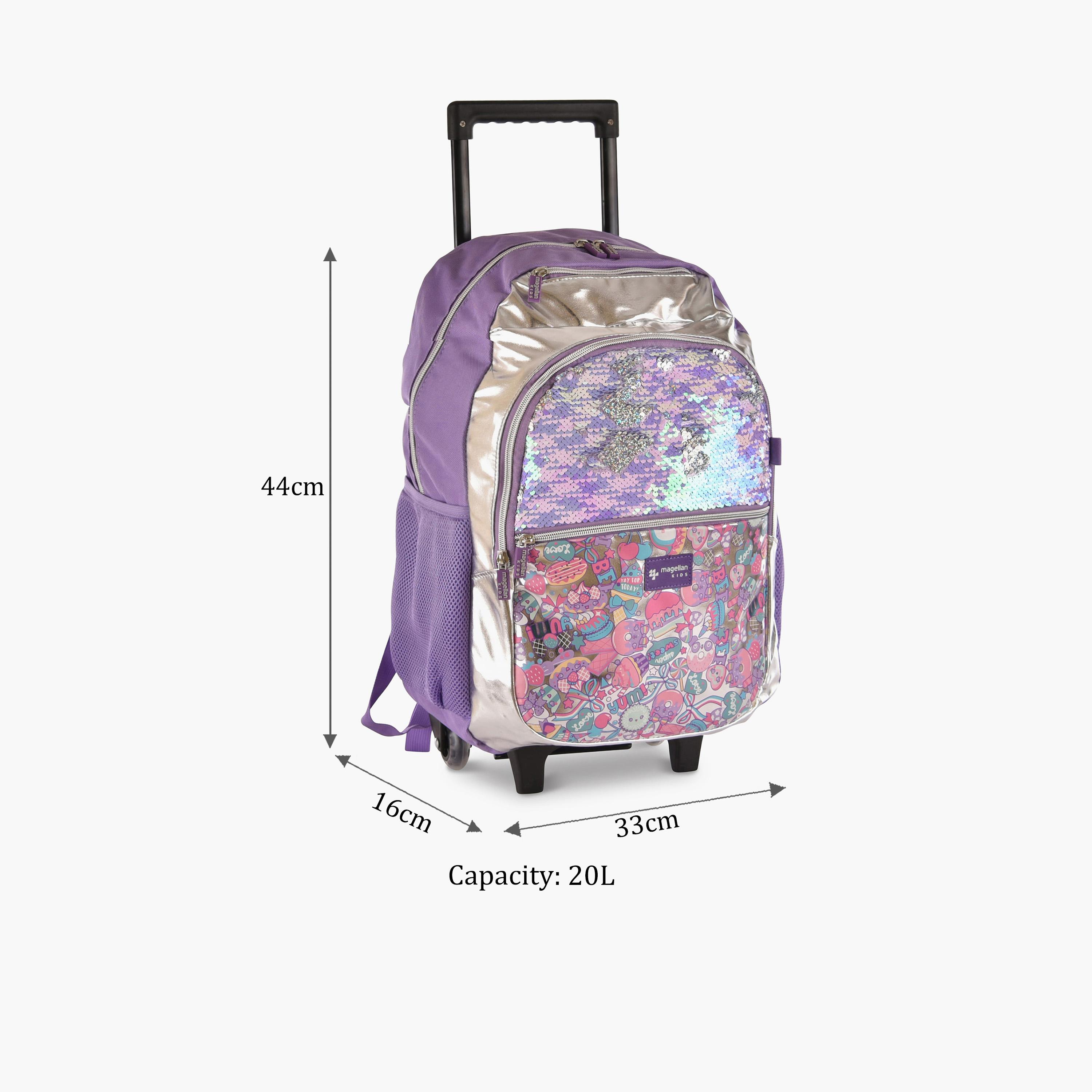 Magellan 20L | 18 Inches Trolley Bag Fabric with Water Resistance-school-bagsandbackpacks-trolleybags-image-2