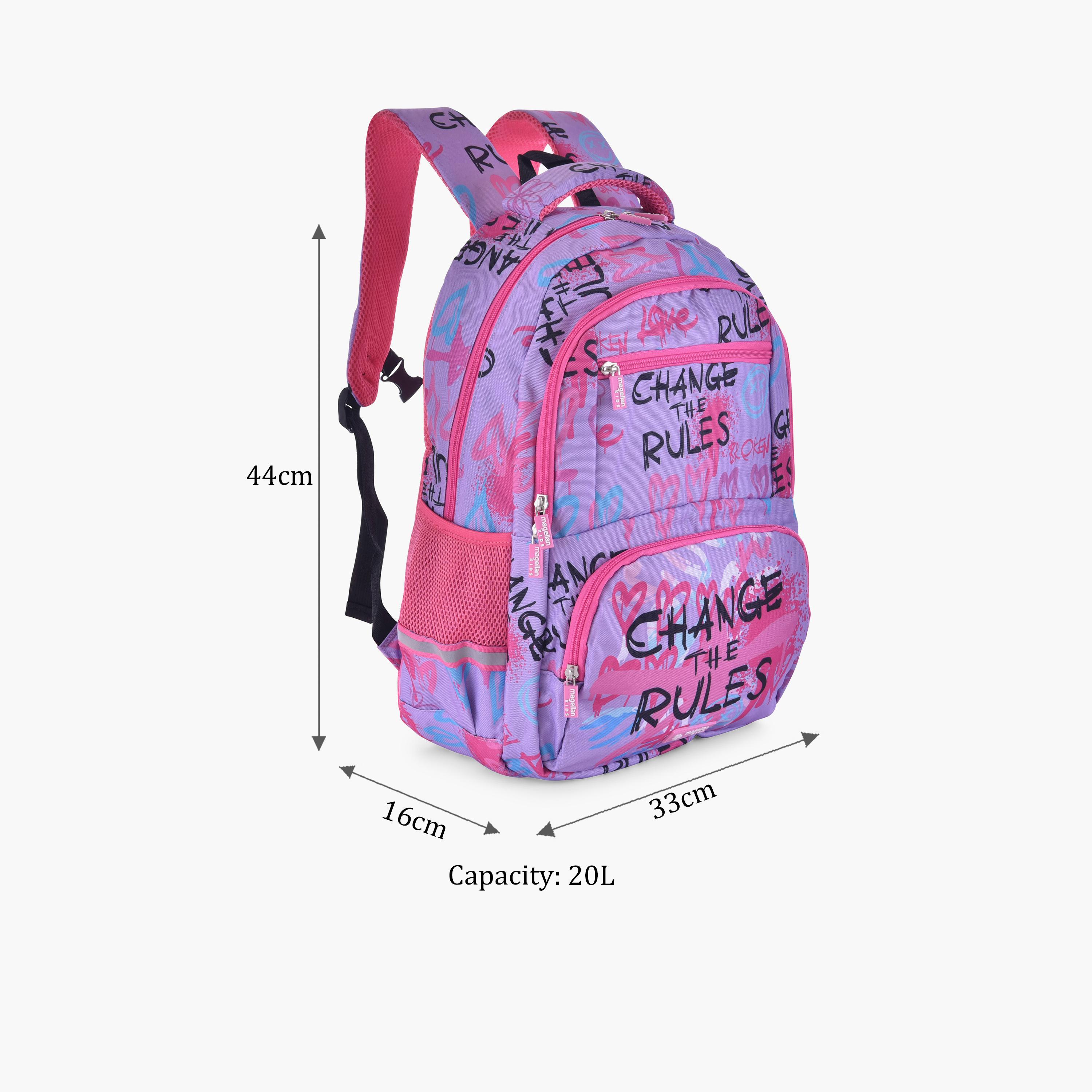 Magellan 20L | 18 Inches Backpack Fabric with Water Resistance-school-bagsandbackpacks-backpacks-image-2