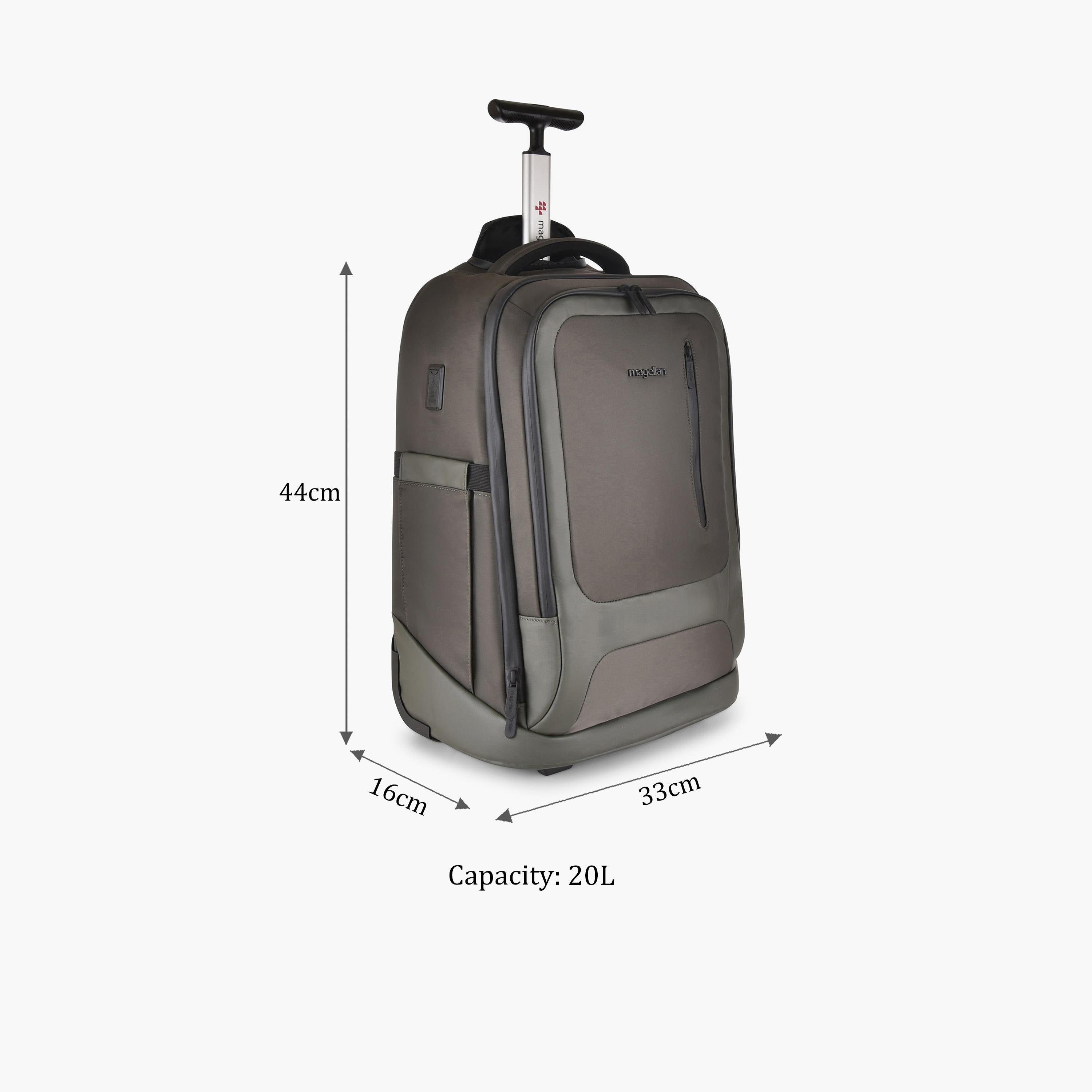 Magellan 20L | 18 Inches Trolley Bag Fabric with Water Resistance-school-bagsandbackpacks-backpacks-image-2