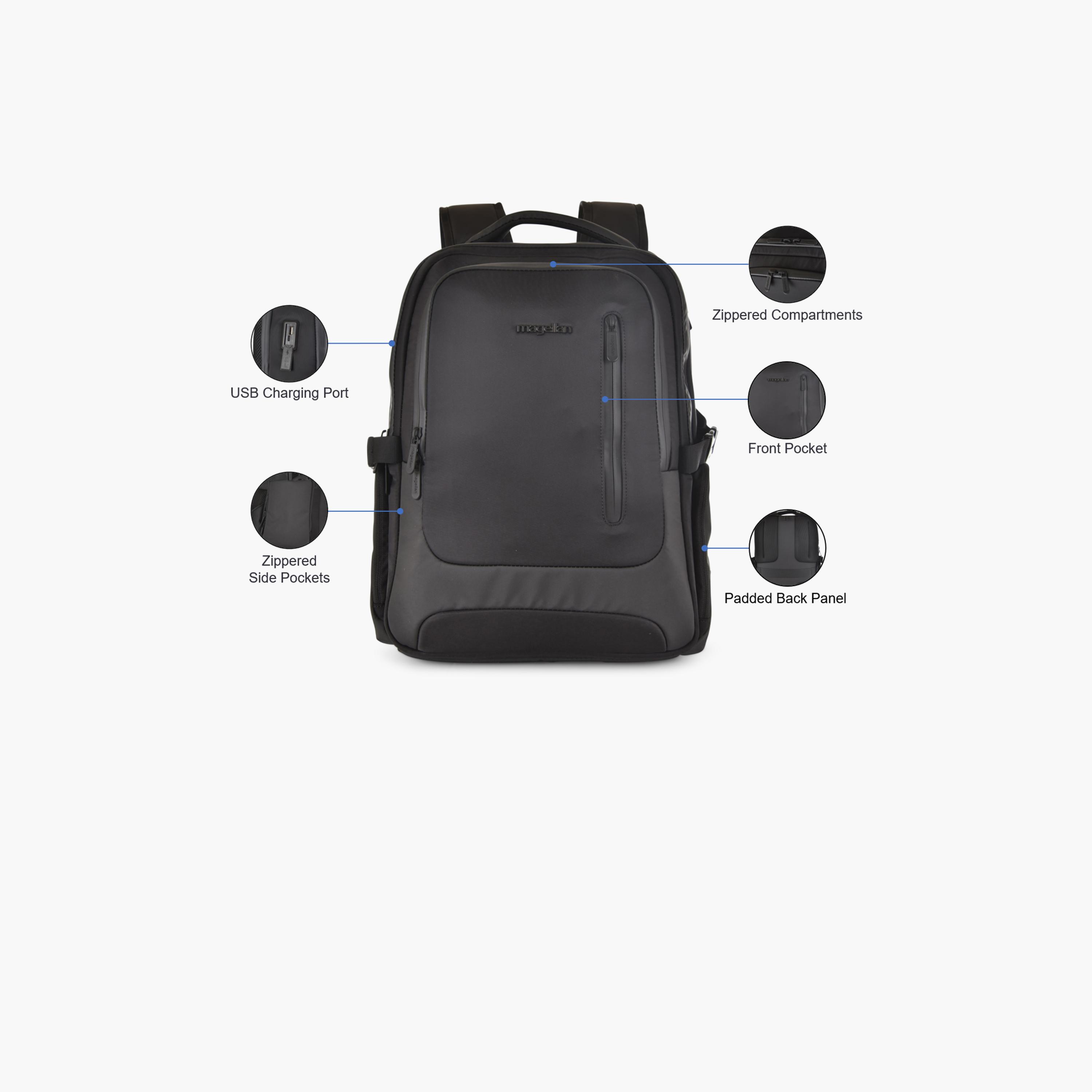 Magellan 20L | 18 Inches Laptop Bag Fabric with Water Resistance-men-bags-image-3