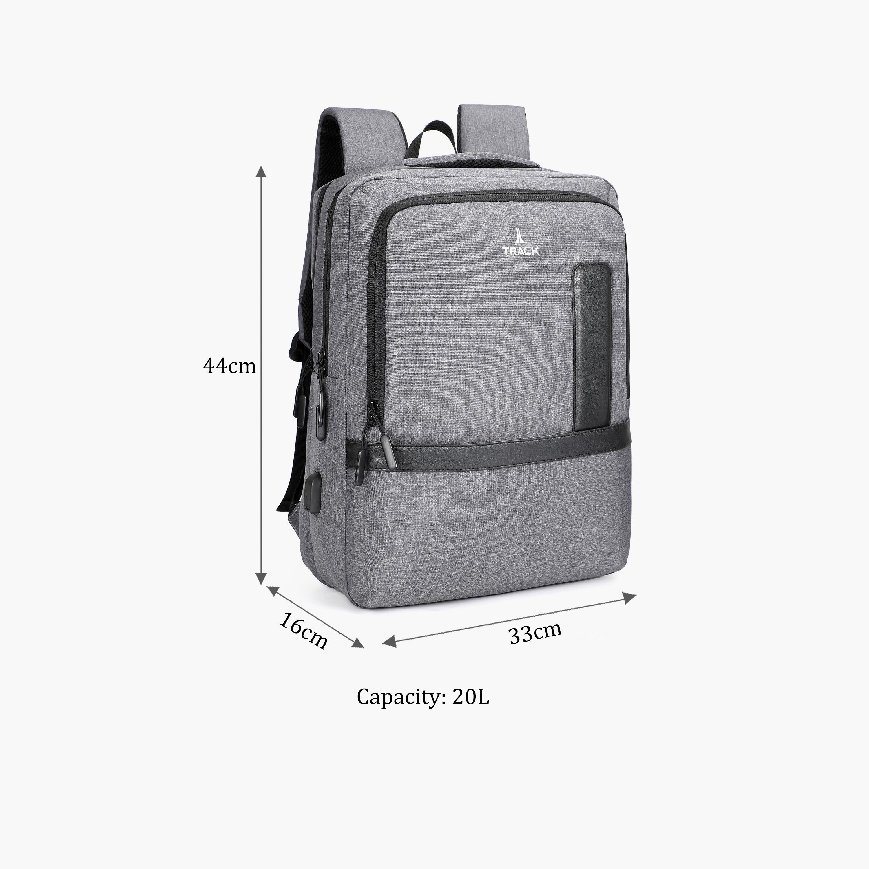 تراك - 20 لتر | 18 بوصة قماش حقيبة كمبيوتر محمول مقاوم للماء-men-bags-image-2