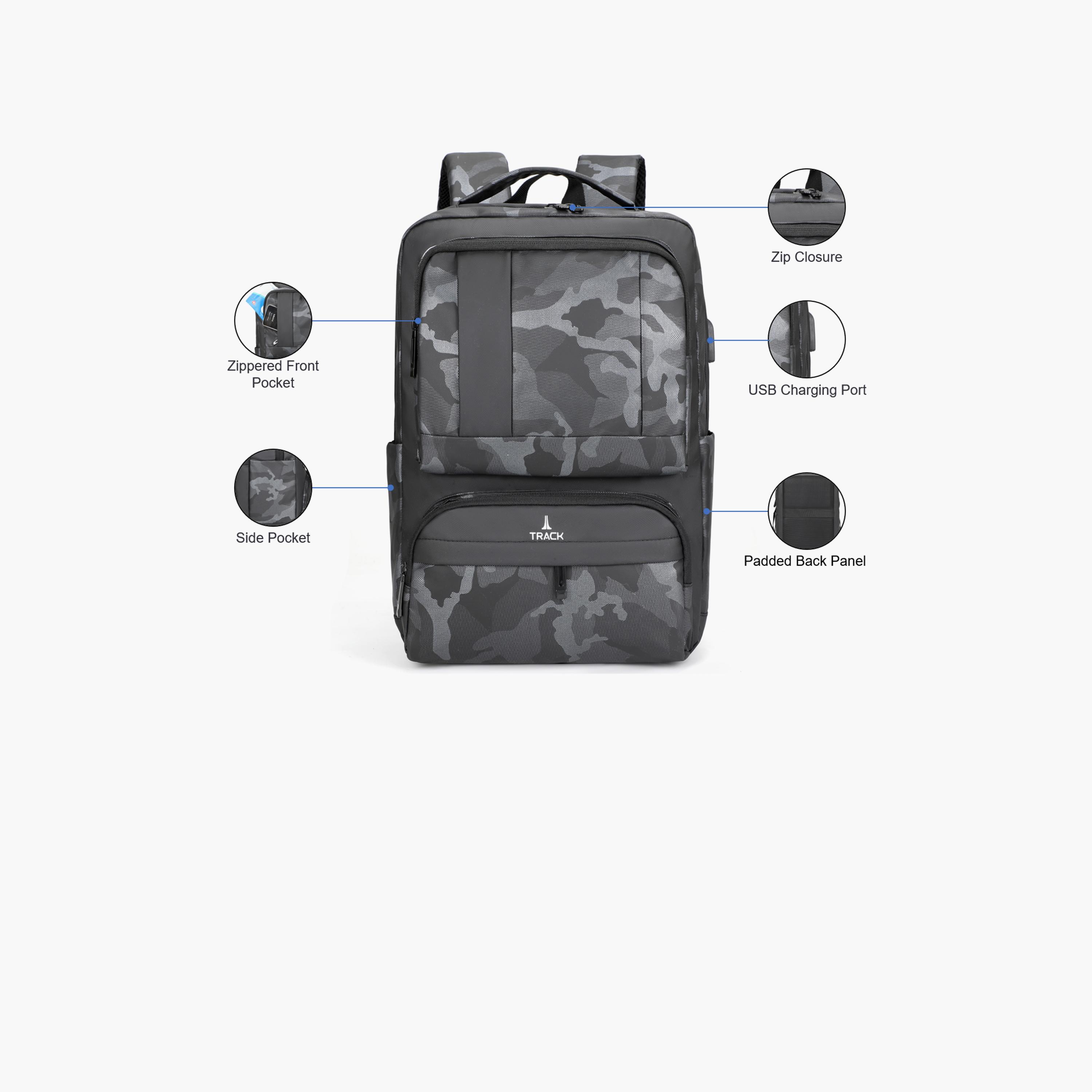 Track 20L | 18 Inches Laptop Bag Fabric with Water Resistance-men-bags-image-3