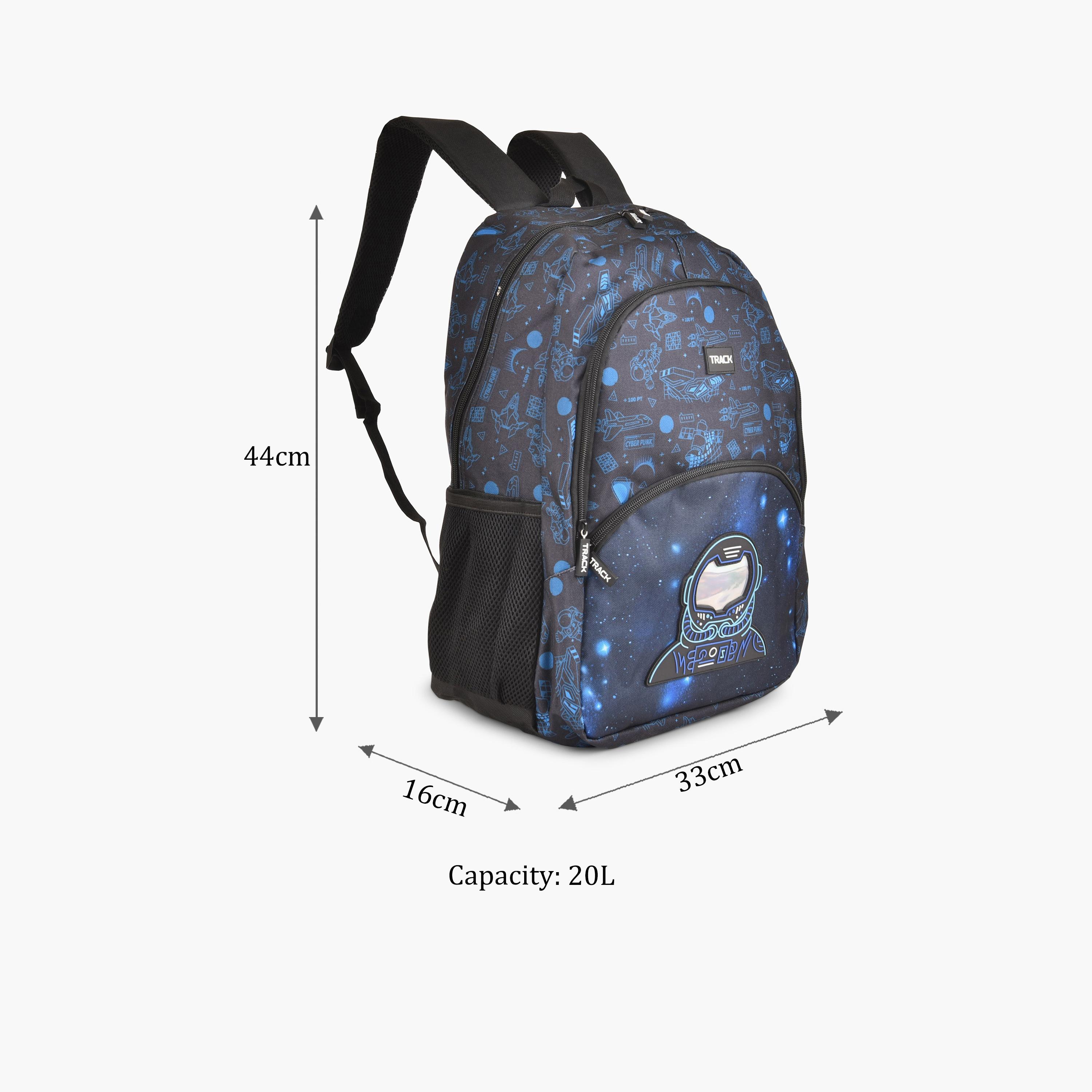 Track 20L | 18 Inches Backpack Fabric with Water Resistance-school-bagsandbackpacks-backpacks-image-2