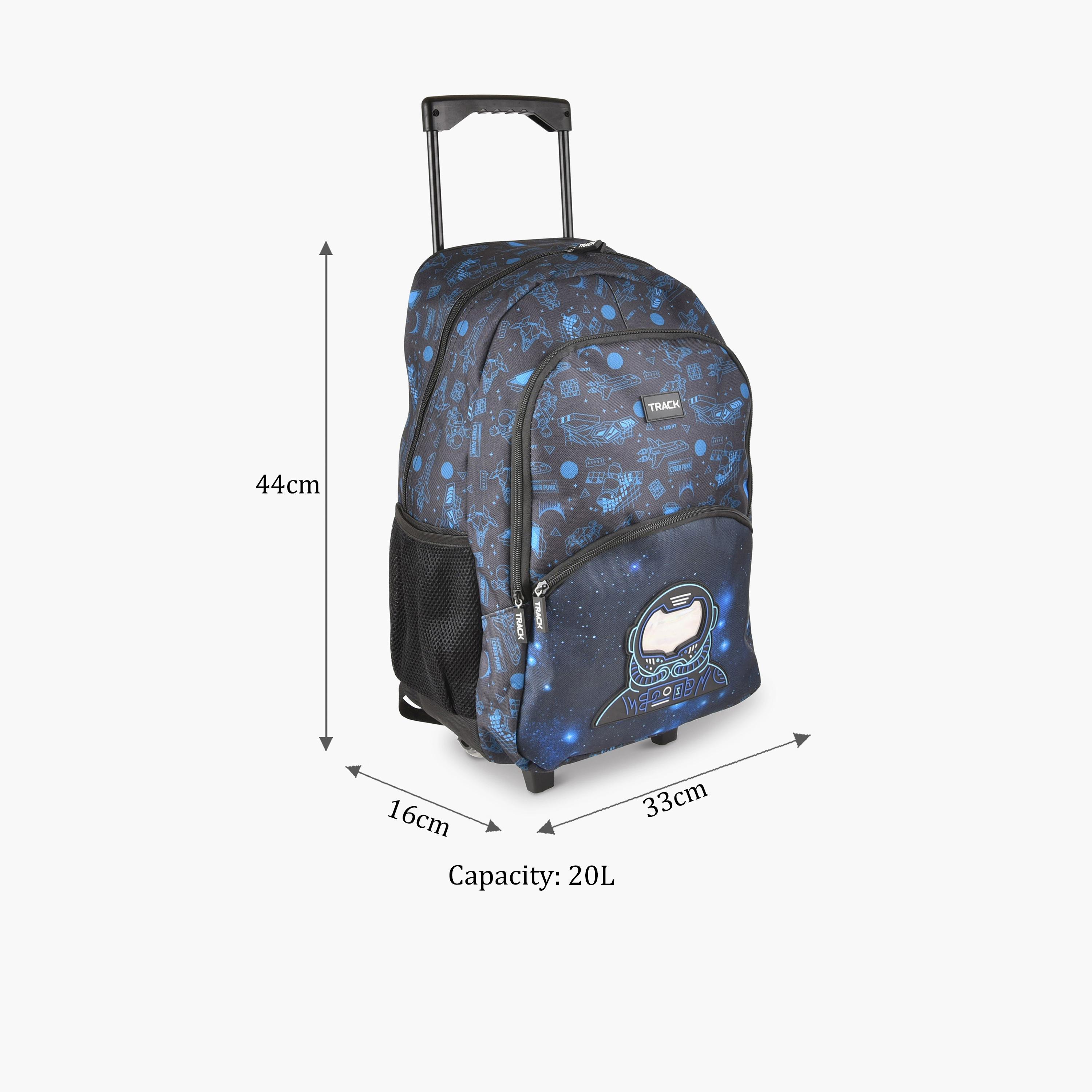 Track 20L | 18 Inches Trolley Bag Fabric with Water Resistance-school-bagsandbackpacks-trolleybags-image-2