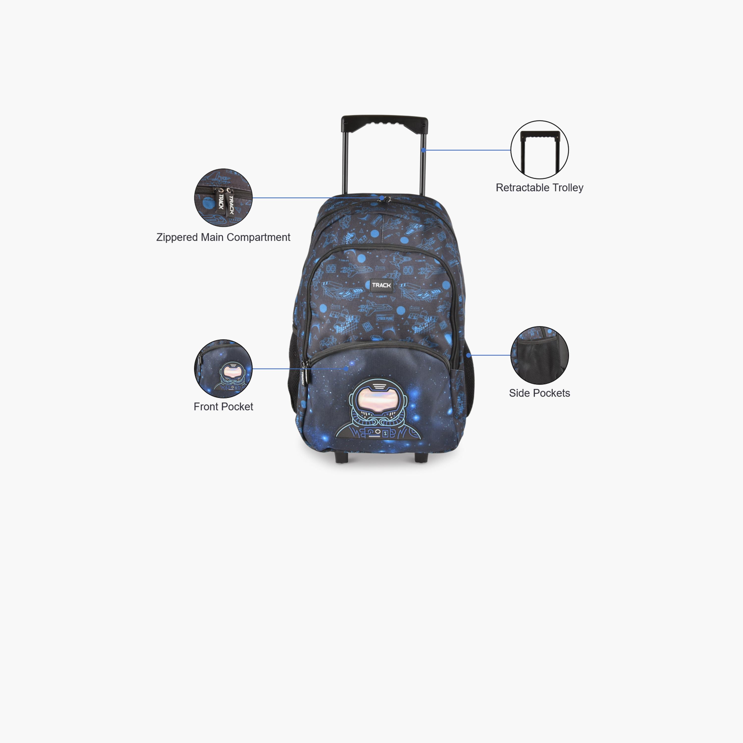 Track 20L | 18 Inches Trolley Bag Fabric with Water Resistance-school-bagsandbackpacks-trolleybags-image-3