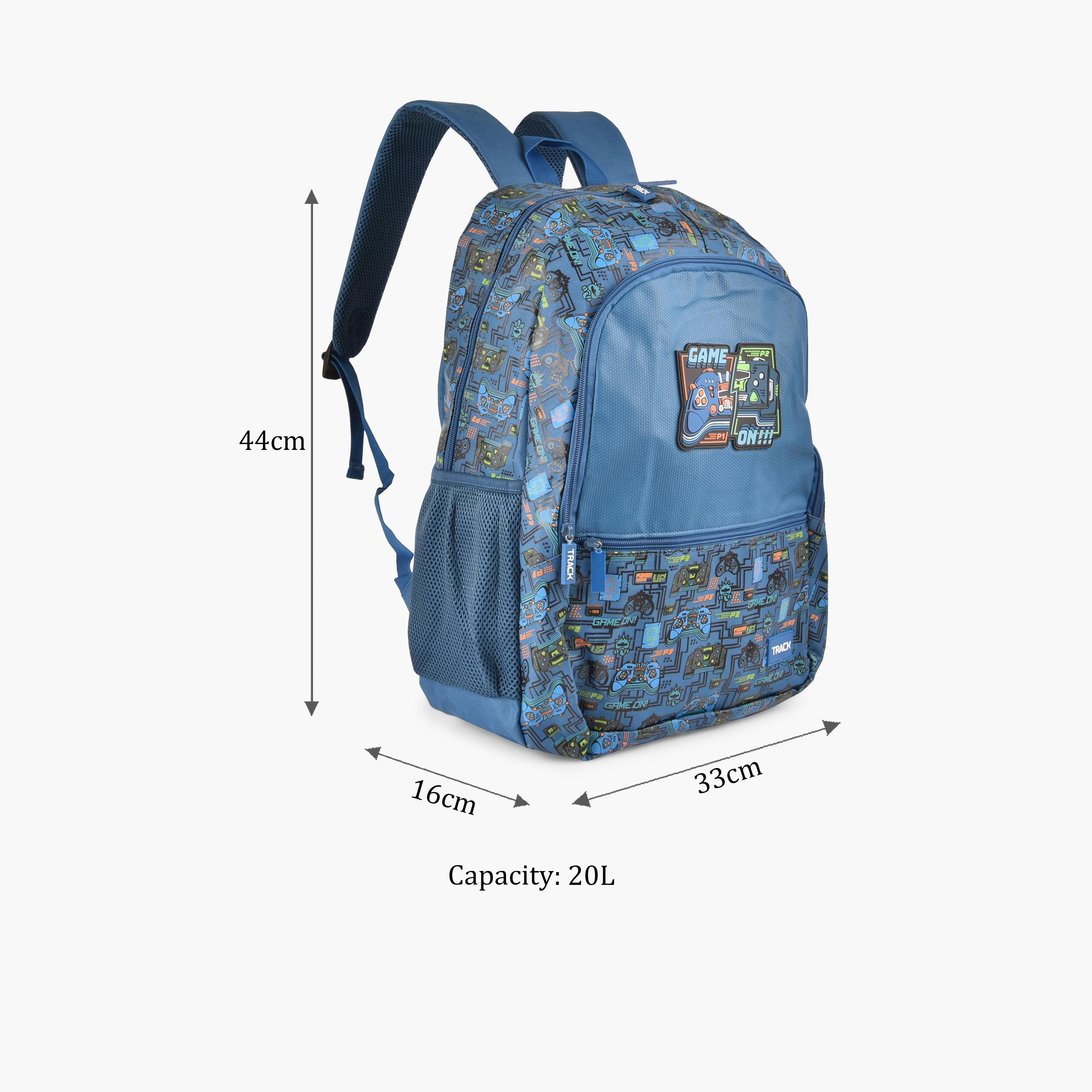 Track 20L | 18 Inches Backpack Fabric with Water Resistance-school-bagsandbackpacks-backpacks-image-2
