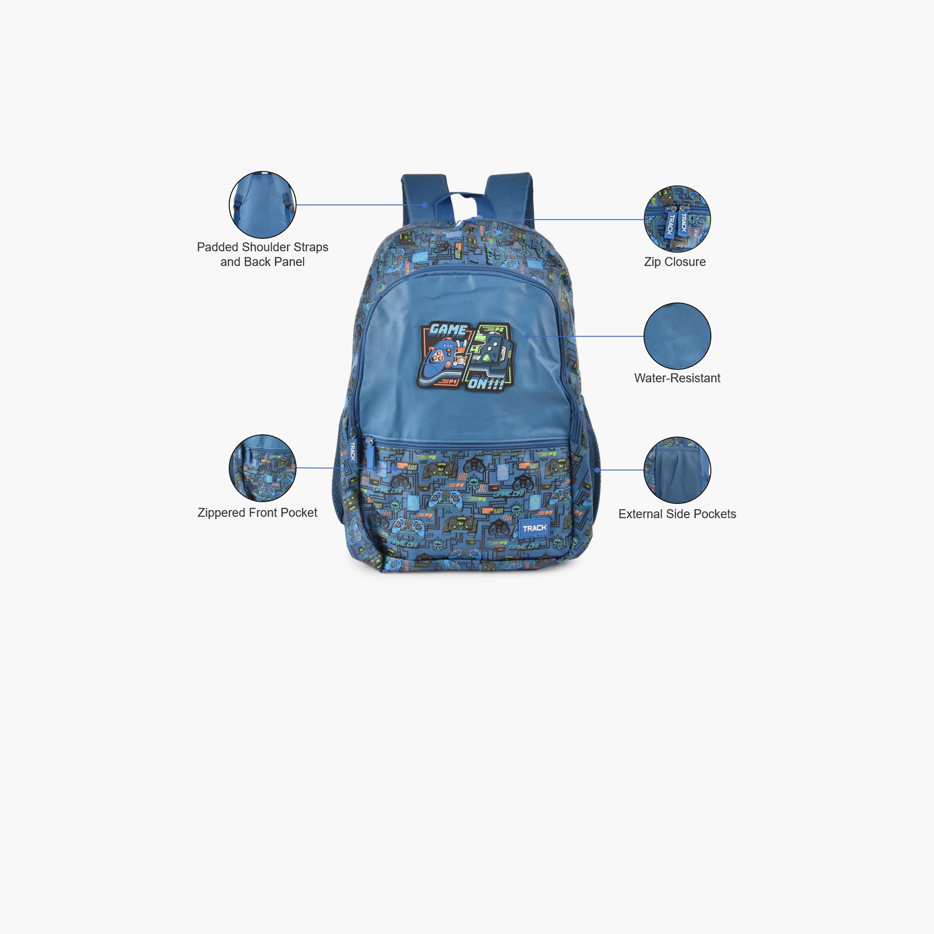 Track 20L | 18 Inches Backpack Fabric with Water Resistance-school-bagsandbackpacks-backpacks-image-3