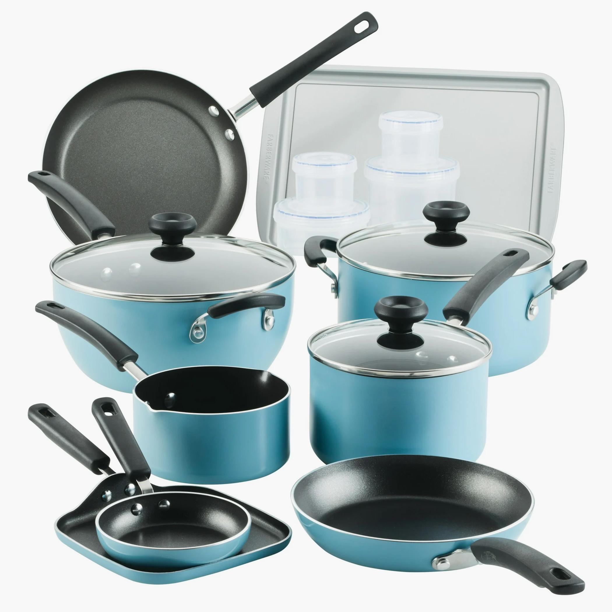 Farberware 20-Piece Aluminium Non-Stick Cookware Set