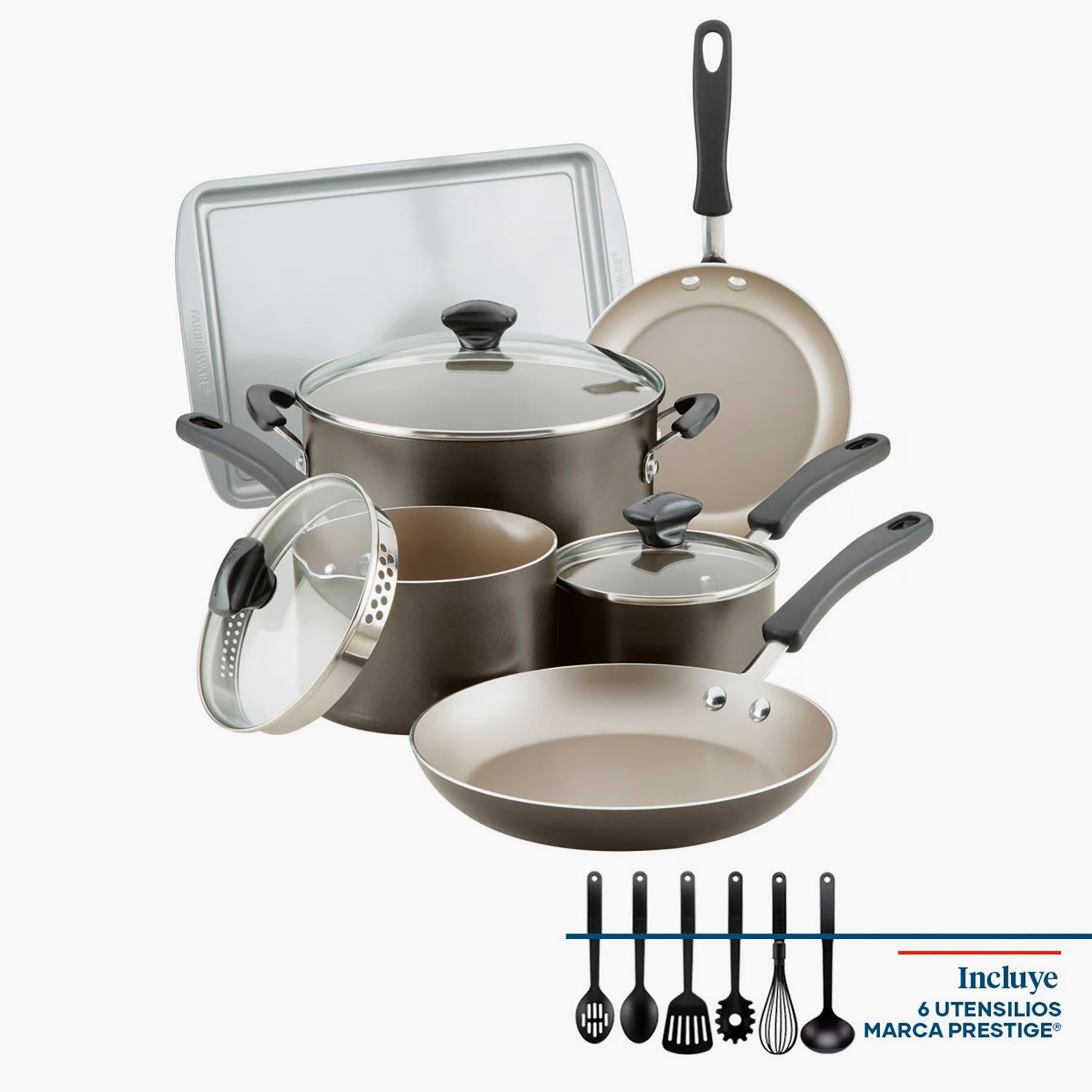 Farberware 15-Piece Aluminium Cookware Set
