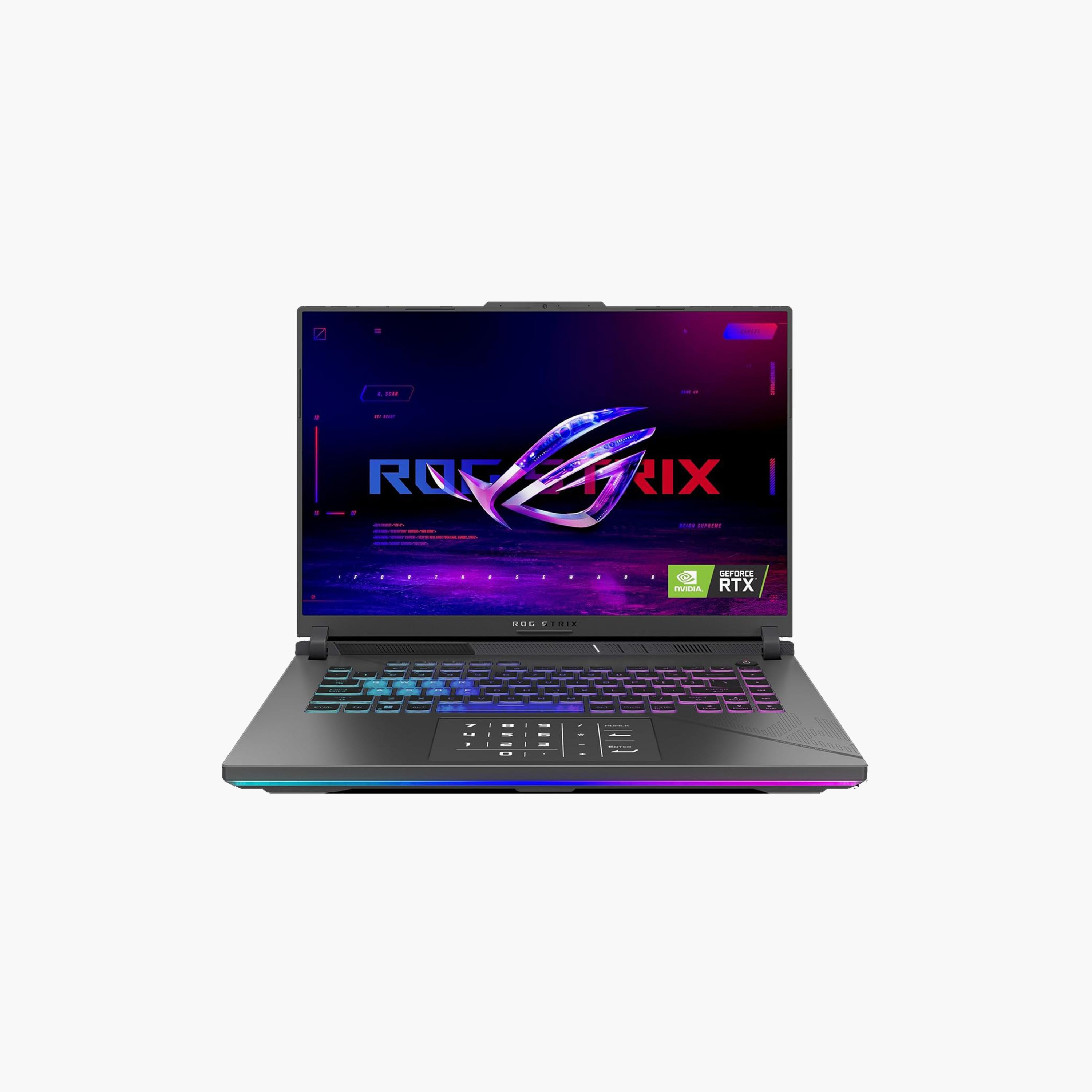 أسوس روج ستريكس جي16 - آي9-14900HX، شاشة 16 بوصة QHD+، ذاكرة وصول عشوائي 32 جيجابايت، 1 تيرابايت إس إس دي، ار تي اكس 4080 | G614JZR-آي9321G-electronics-laptops-image-1