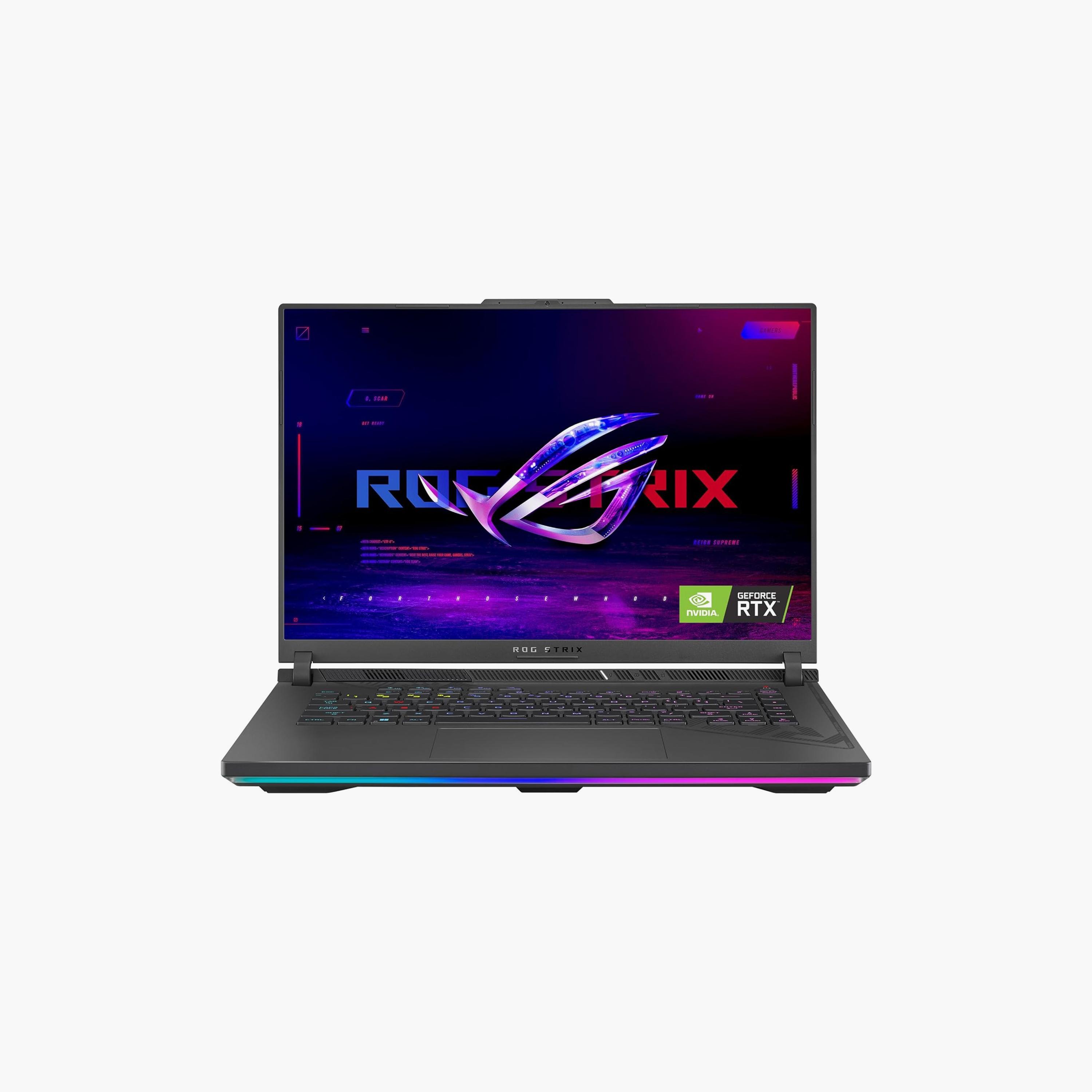 أسوس روج ستريكس جي16 - آي7-13650HX، شاشة 16 بوصة FHD+، ذاكرة وصول عشوائي 16 جيجابايت، 1 تيرابايت إس إس دي، ار تي اكس 4050 | G614JU-N3111W-electronics-laptops-image-1