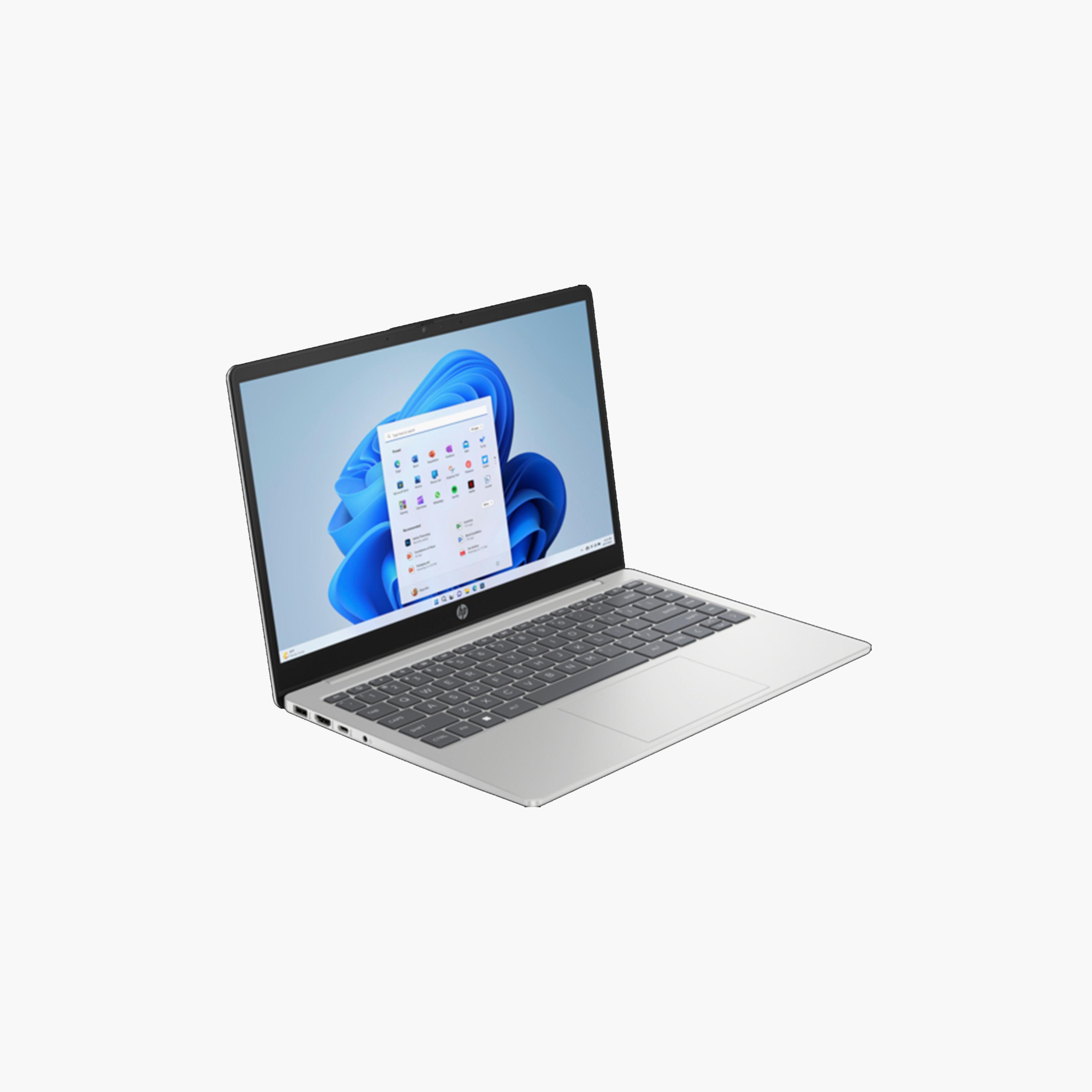 لاب توب اتش بي رايزن 5 7520U، رام 16 جيجا، 512 جيجا اس اس دي، ويندوز 11، 14 بوصة فول اتش دي، فضي | A57DKEA (14-EM0015NE)-electronics-laptops-image-3