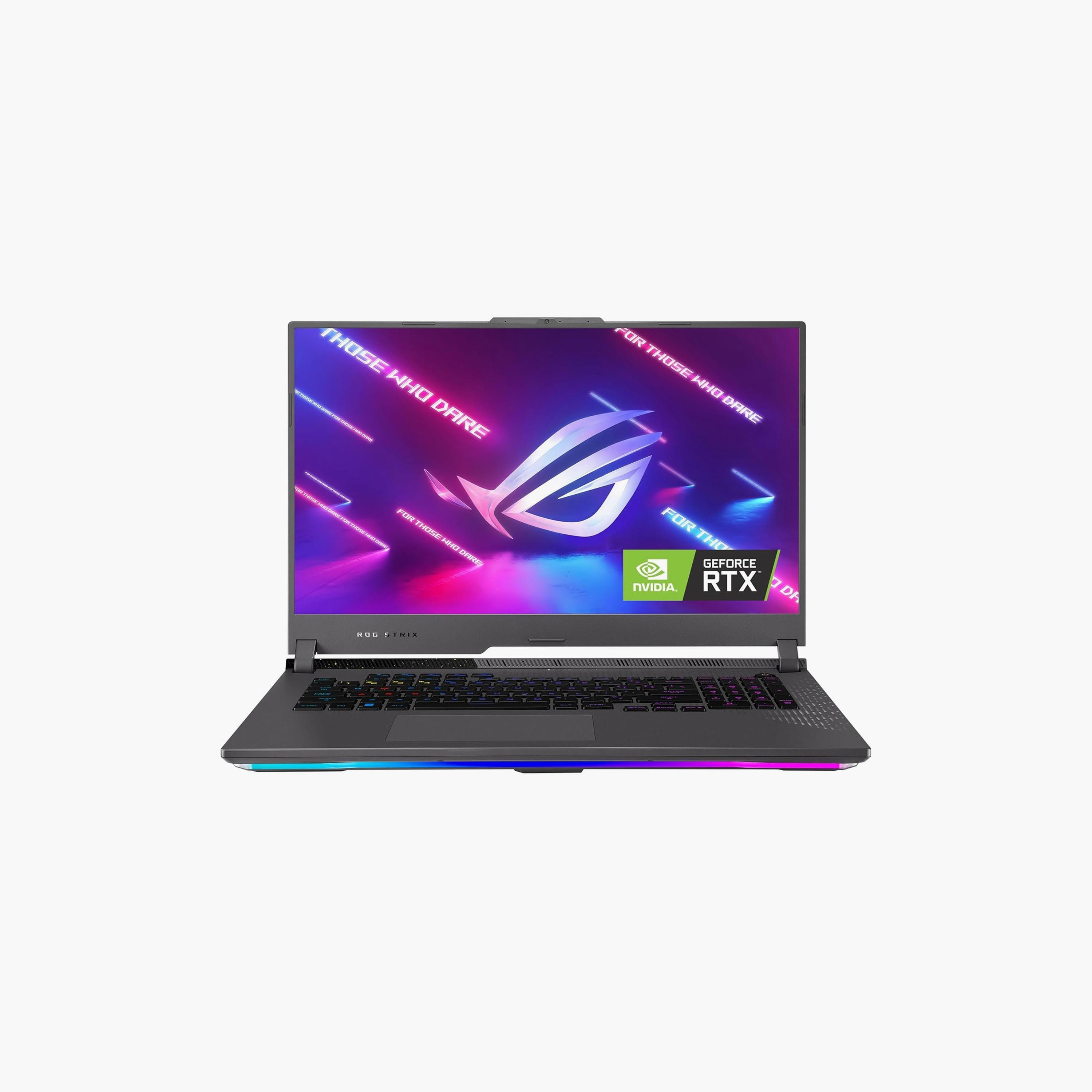 لاب توب الألعاب أسوس ار اوه جي ستريكس G17 - رايزن 9-7845HX، شاشة 17.3 بوصة FHD، 1 تيرابايت إس إس دي، 16 جيجابايت رام | G713PV-9161G-electronics-laptops-image-1