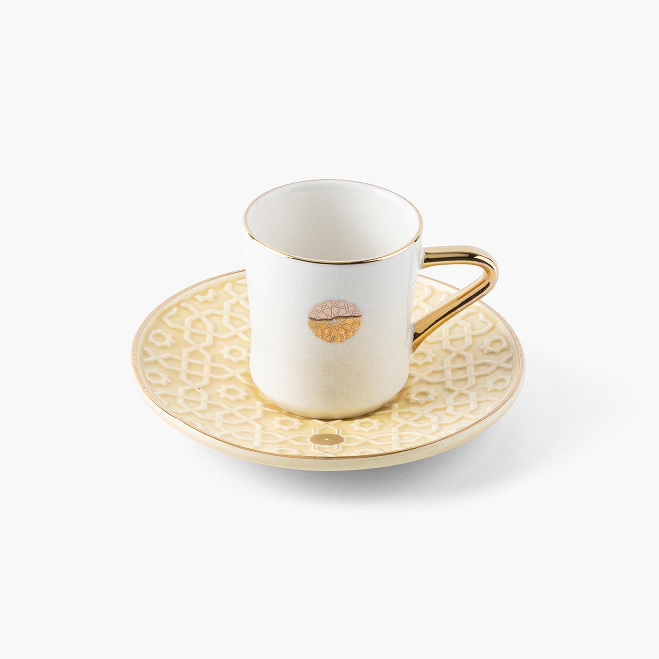 Rosette 12-Piece Porcelain Turkish Coffee Set-household-dining-teaandcoffee-teaandcoffeesets-image-3