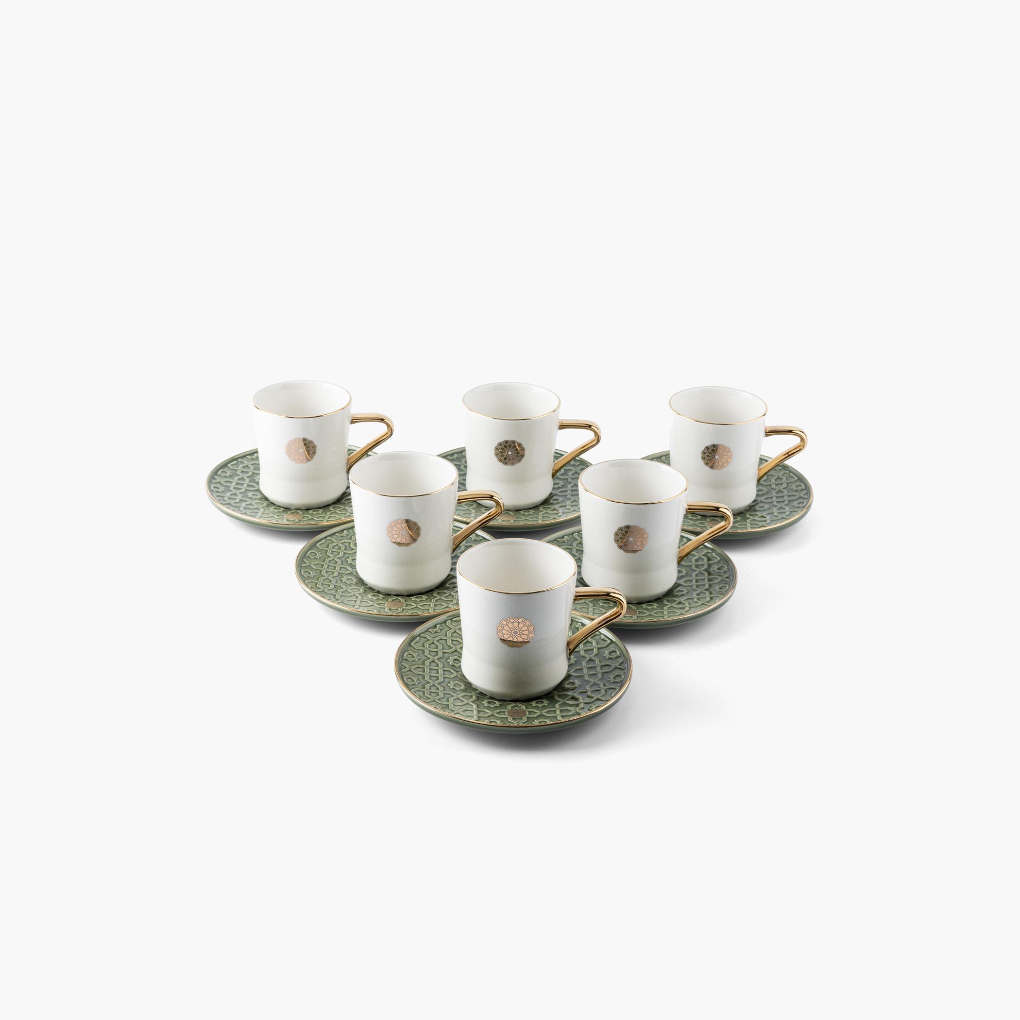 Rosette 12-Piece Porcelain Tea Set-household-dining-teaandcoffee-teaandcoffeesets-image-2