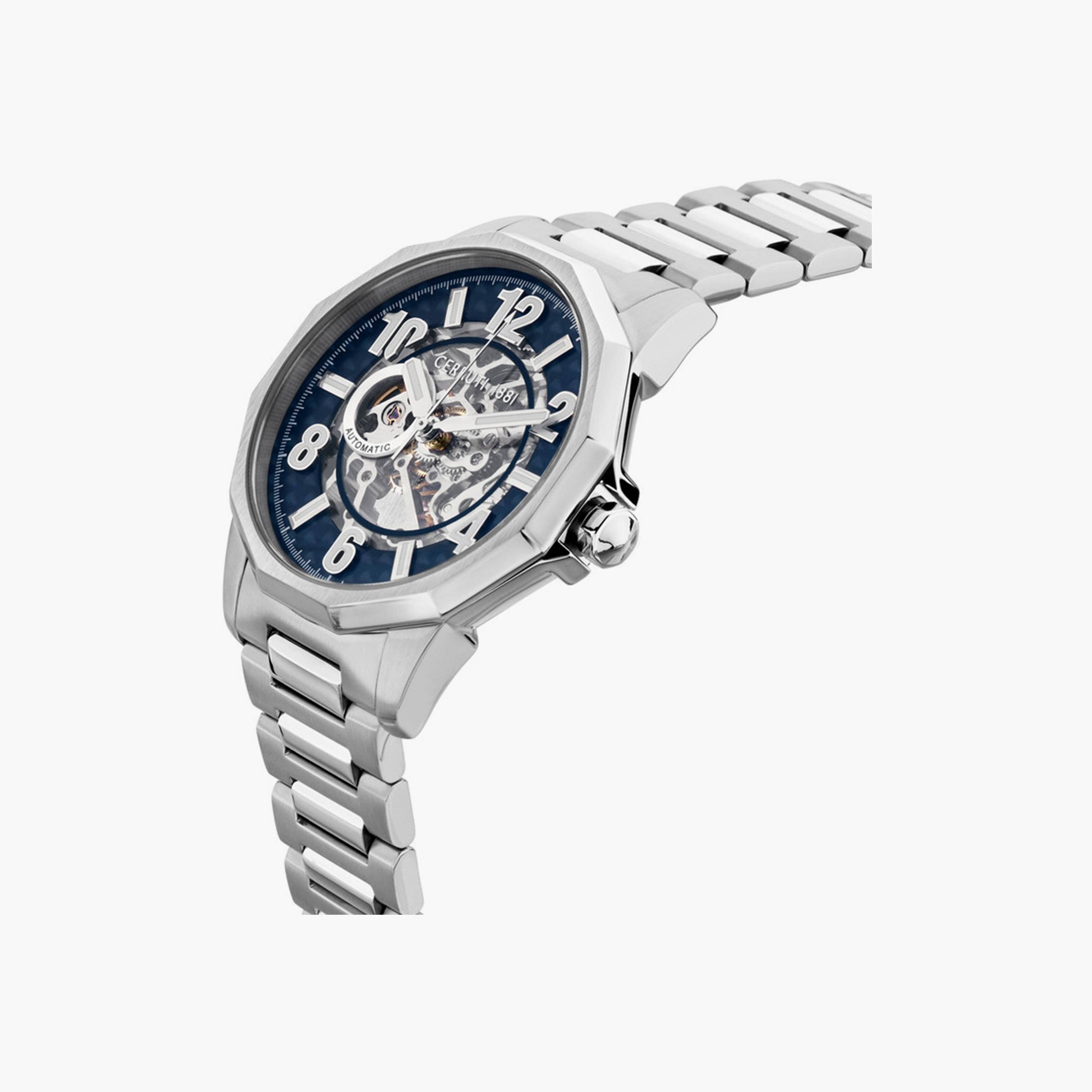 Cerruti 1881 Men's 45 MM Silver Automatic Stainless Steel Watch | CIWGL0007307-men-watchesandjewellery-watches-image-2