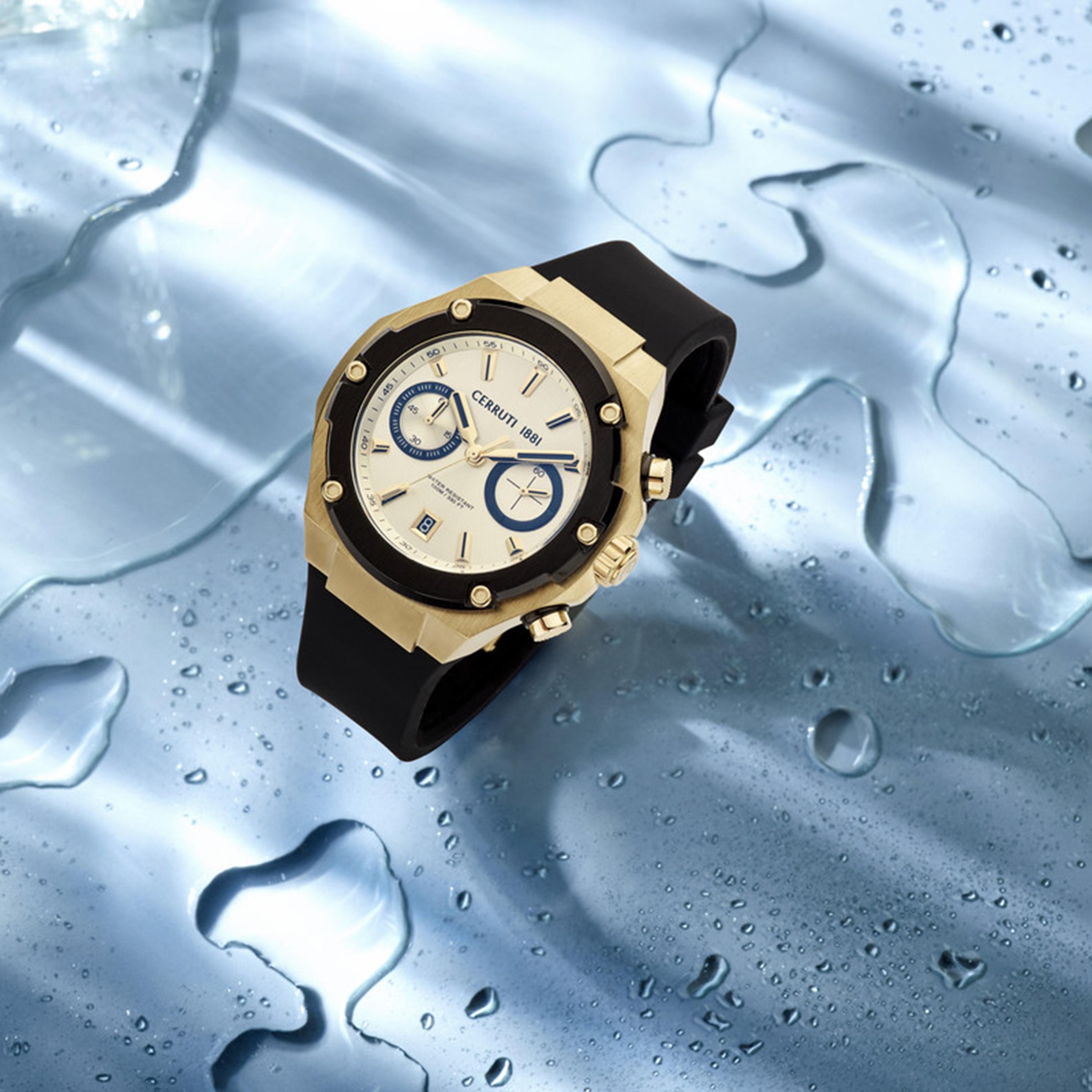 ساعة شيروتي 1881 للرجال 44 ملم سوداء ذات كرونوغراف من الستانلس ستيل | CIWGO2206103-men-watchesandjewellery-watches-image-2