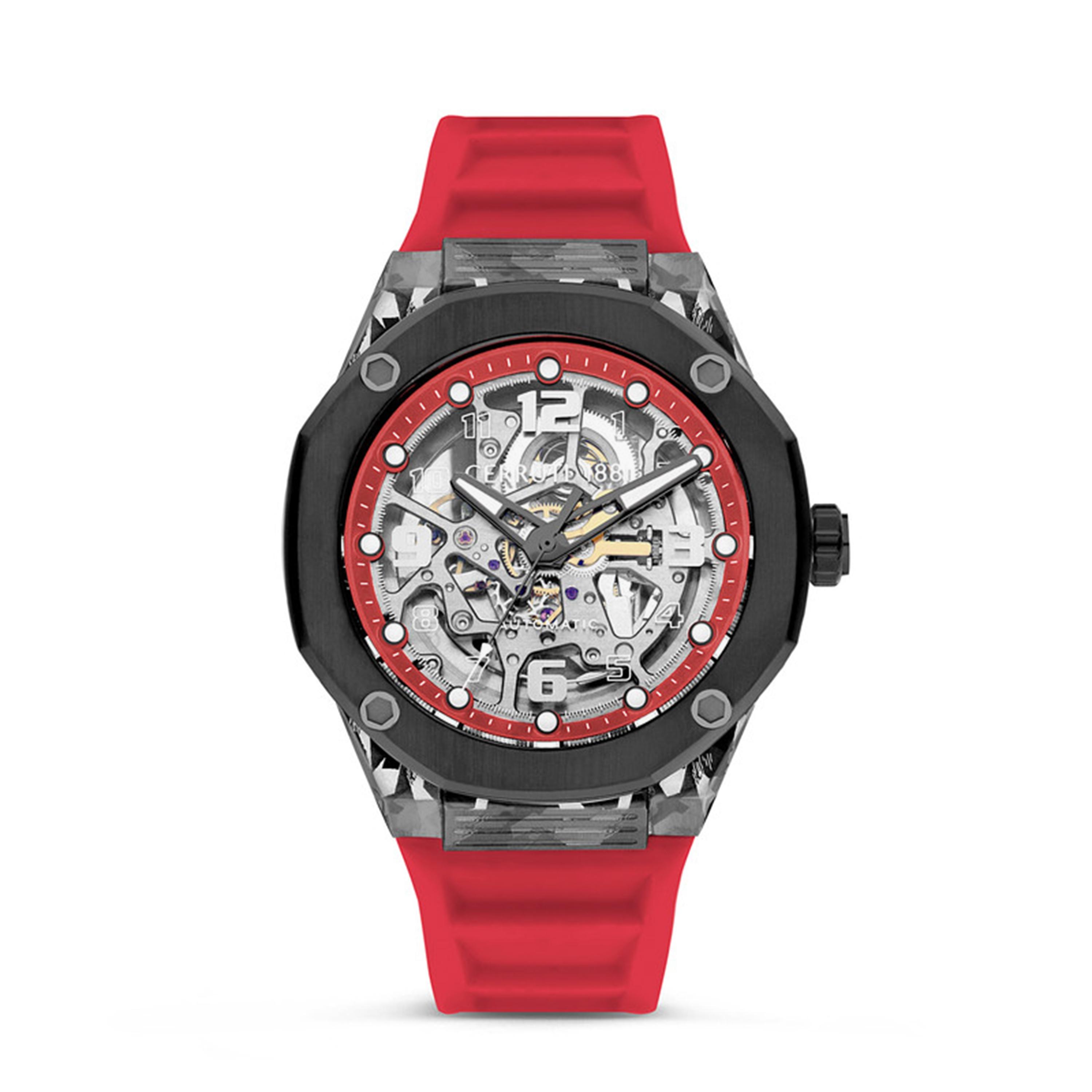 Cerruti 1881 Men's 45 MM Red Automatic Stainless Steel Watch | CIWGR2223903-men-watchesandjewellery-watches-image-1