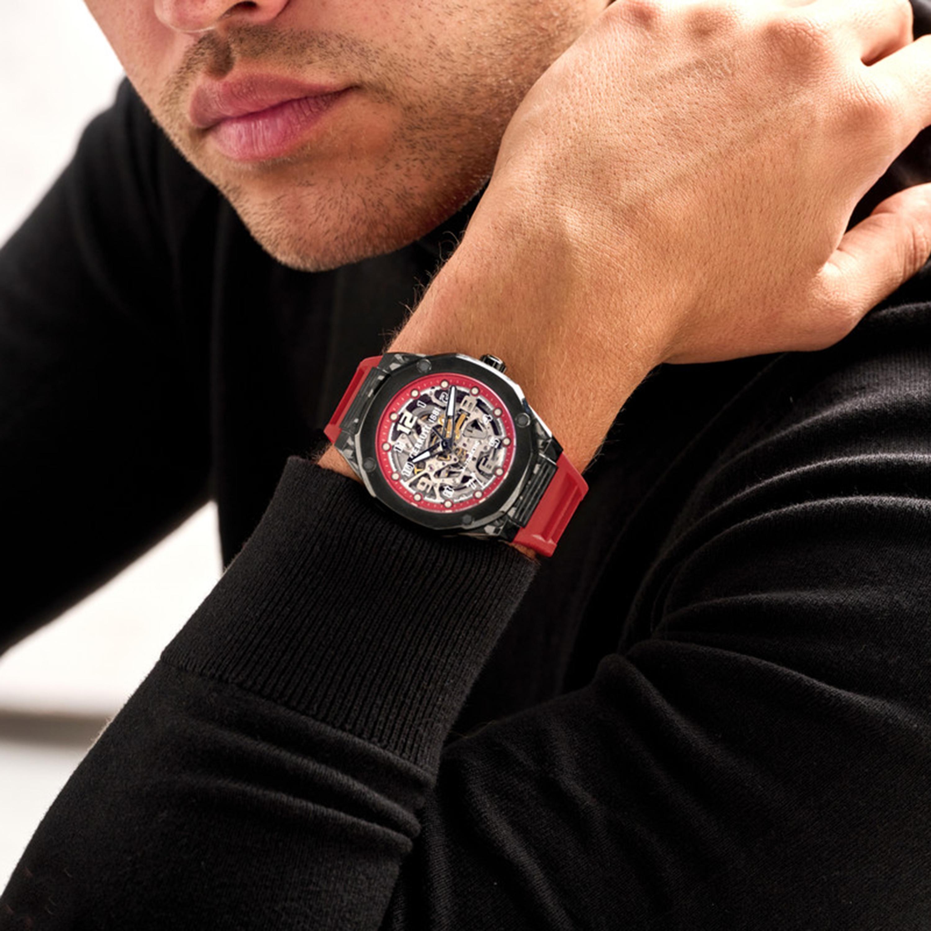 Cerruti 1881 Men's 45 MM Red Automatic Stainless Steel Watch | CIWGR2223903-men-watchesandjewellery-watches-image-2