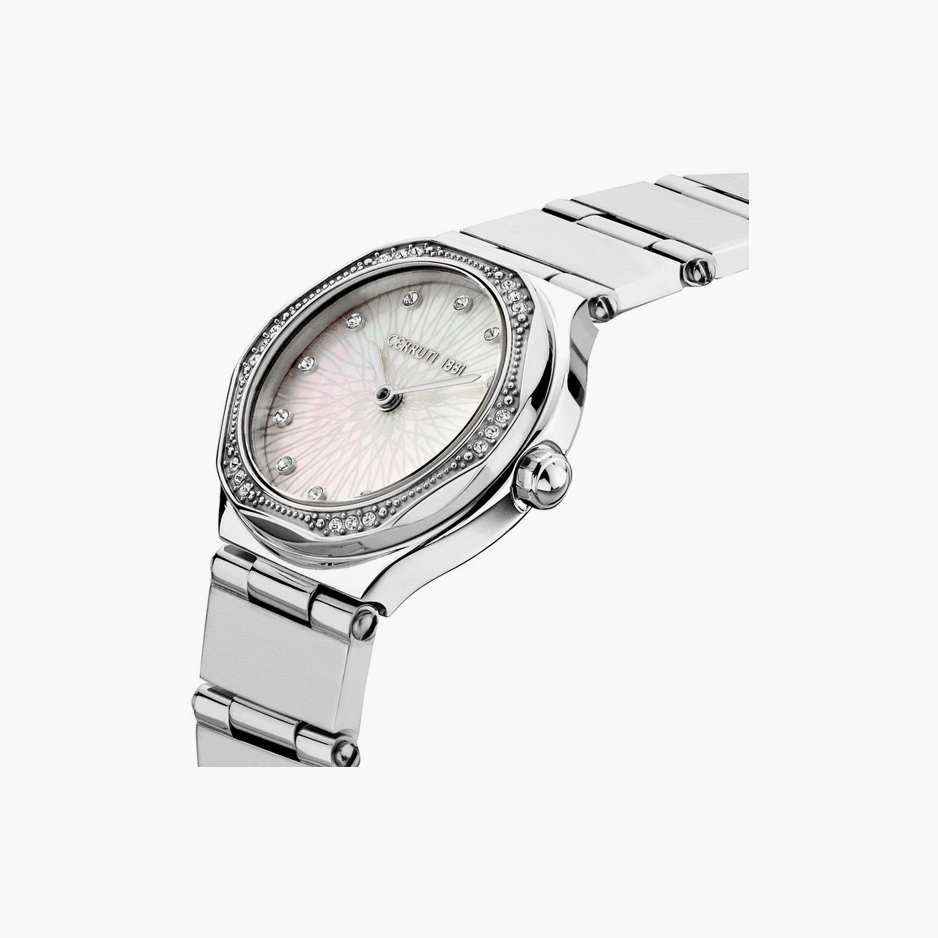 ساعة أنالوج باللون الفضي ذات ستانلس ستيل مع 26 مم للنساء من شيروتي 1881 | CIWLG0008503-women-watchesandjewellery-watches-image-2