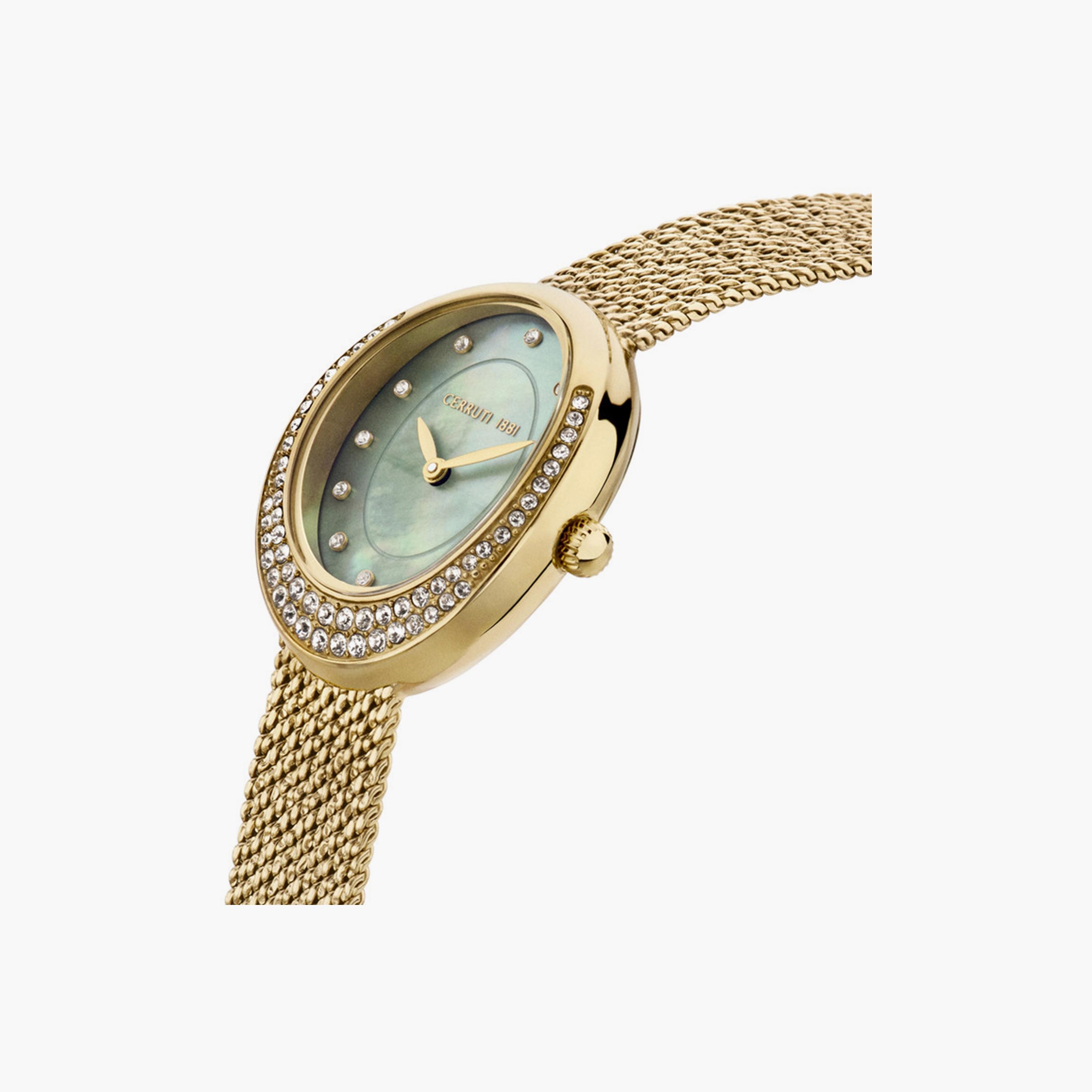 Cerruti 1881 Women's 26 MM Gold Analog Stainless Steel Watch | CIWLG0012501-women-watchesandjewellery-watches-image-2