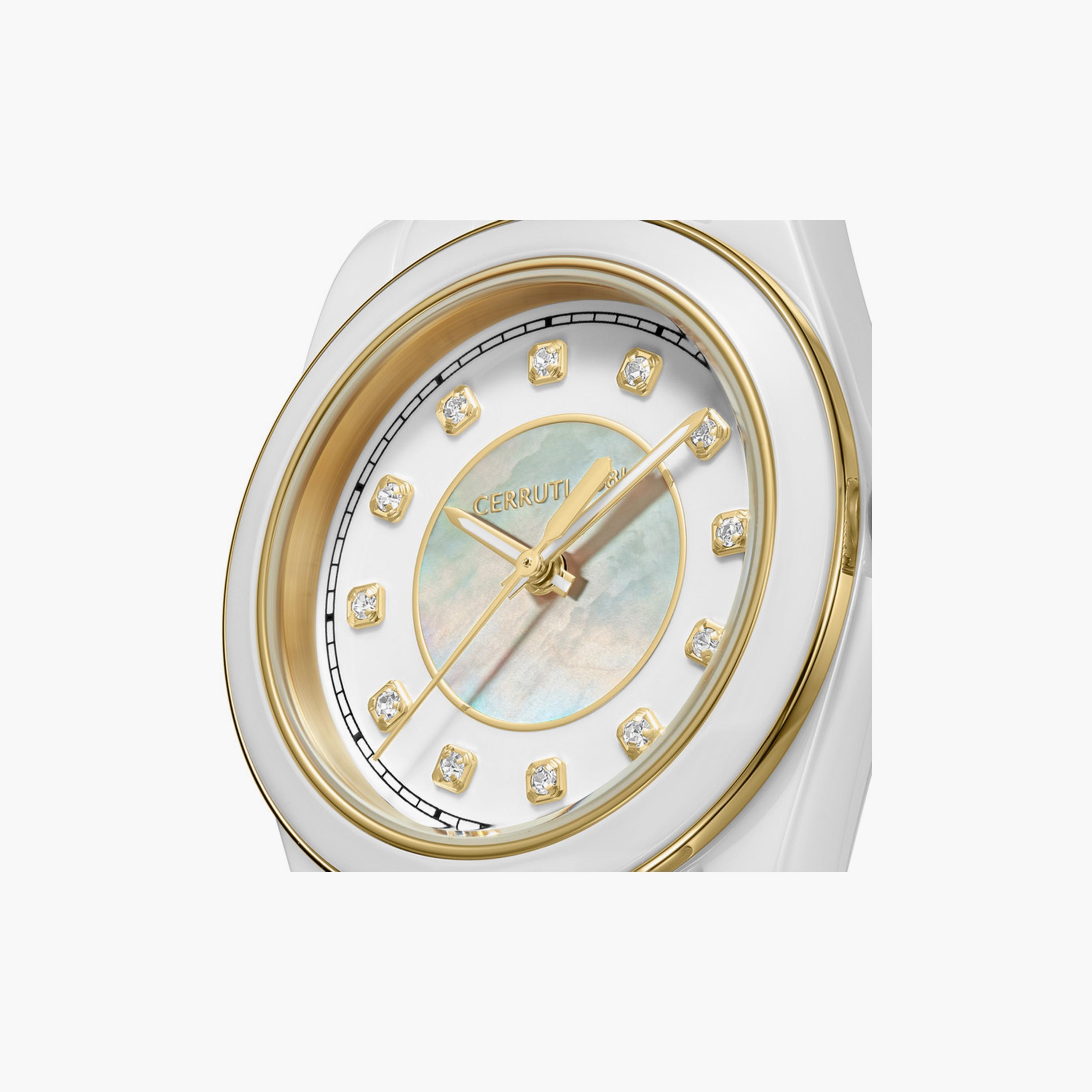 Cerruti 1881 Women's 31 MM White Analog Stainless Steel Watch | CIWLG0043502-women-watchesandjewellery-watches-image-4