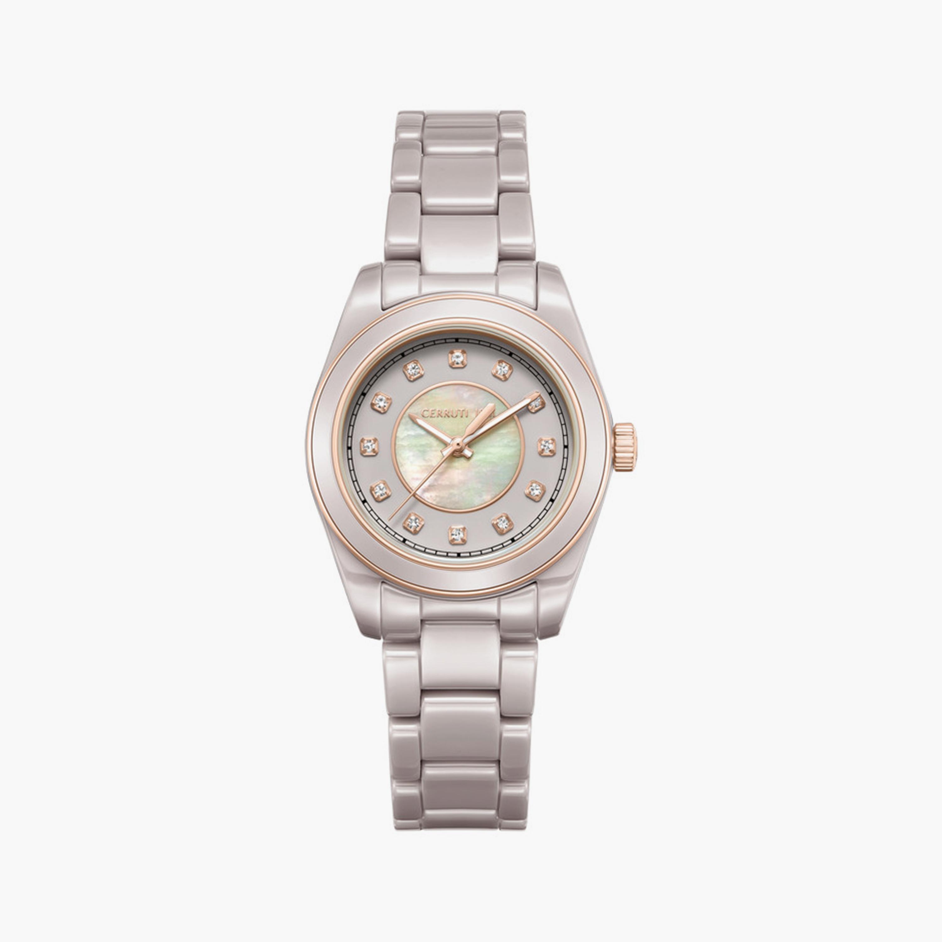 ساعة أنالوج باللون البيج ذات ستانلس ستيل مع 31 مم للنساء من شيروتي 1881 | CIWLG0043503-women-watchesandjewellery-watches-image-1