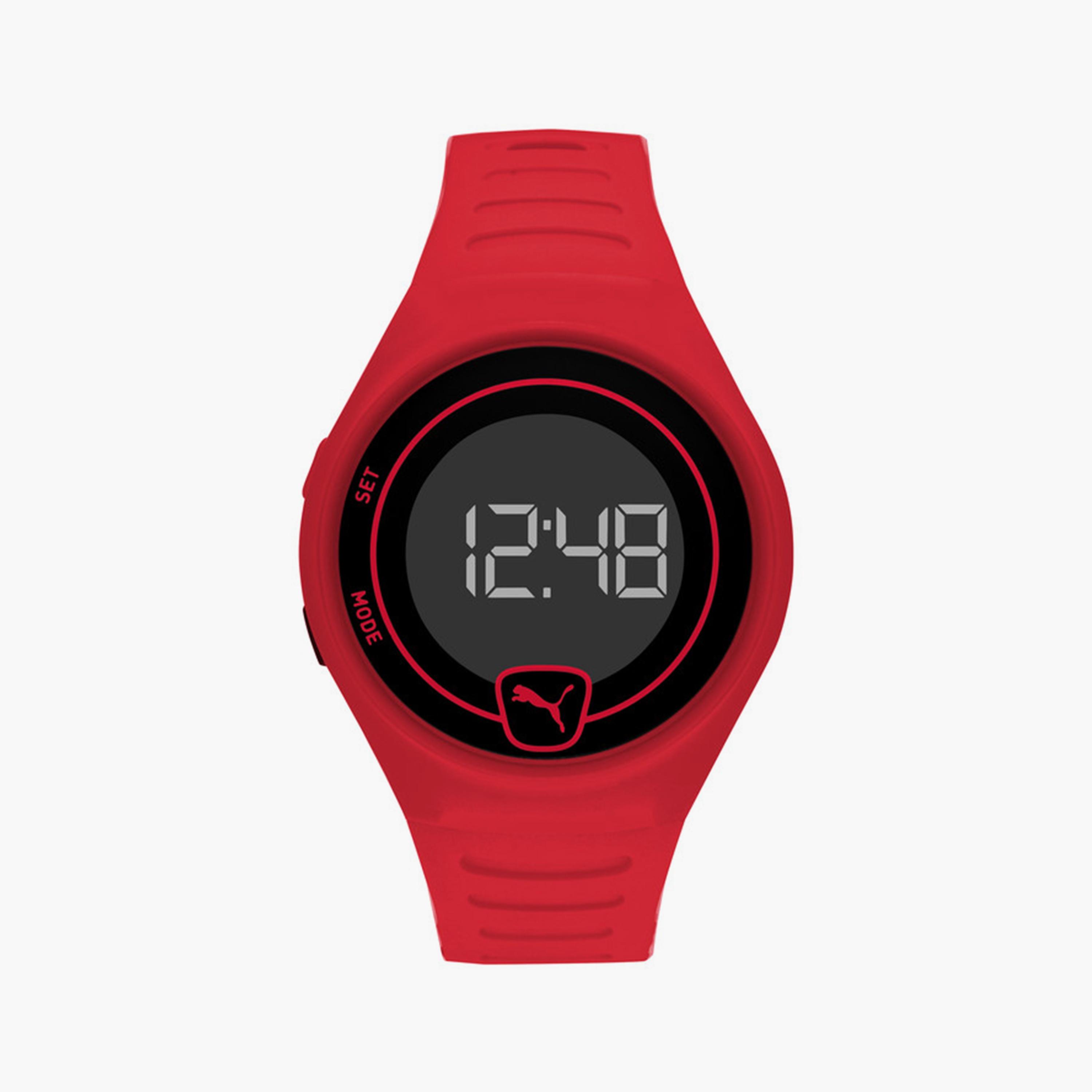 Puma Men's 42 MM Red Digital Silicone Watch | PU P5029-men-watchesandjewellery-watches-image-1