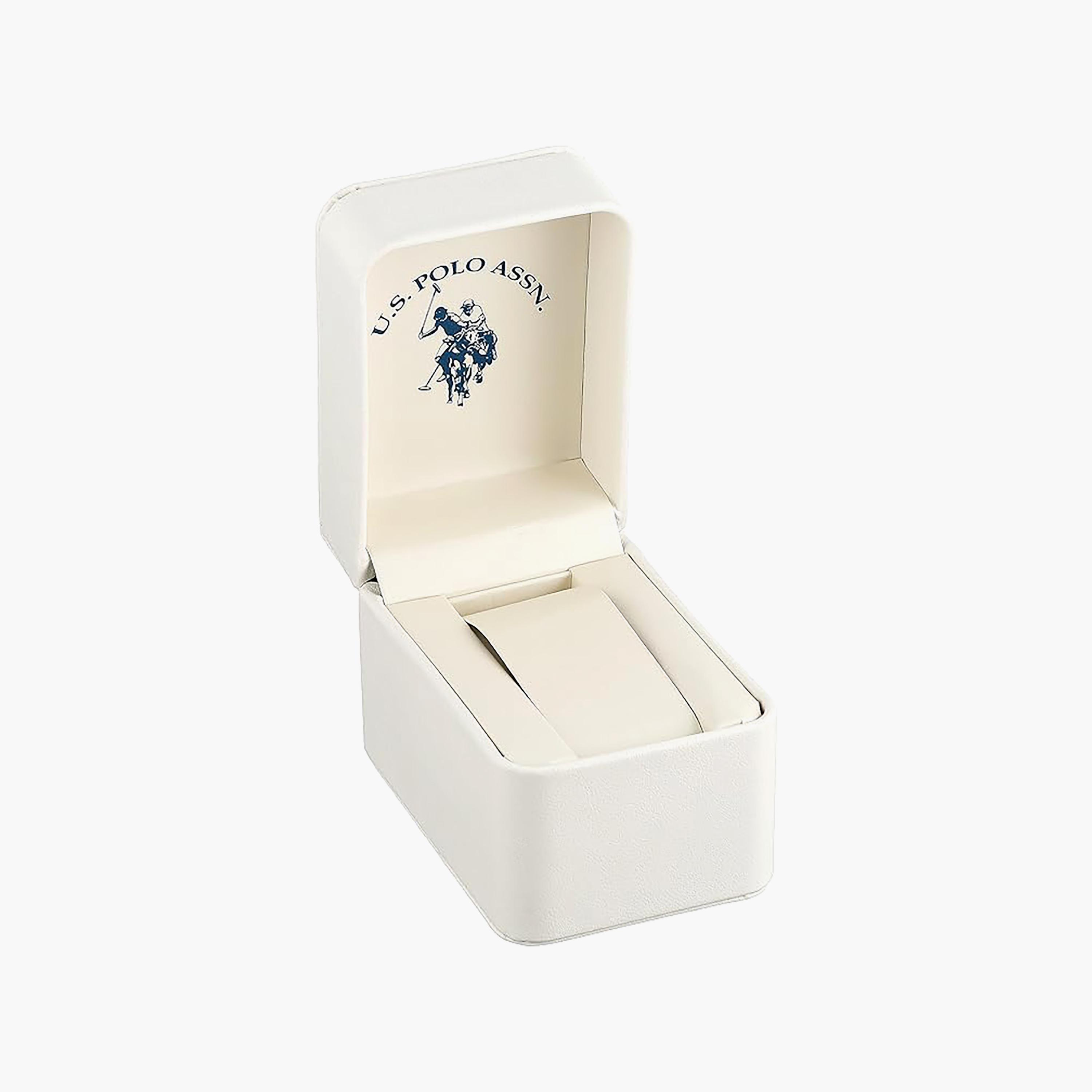 يو اس بولو اسن ساعة انالوج للرجال مع 48 مم بلون اسود مع البولي يوريثين | USPA1050-05-men-watchesandjewellery-watches-image-2