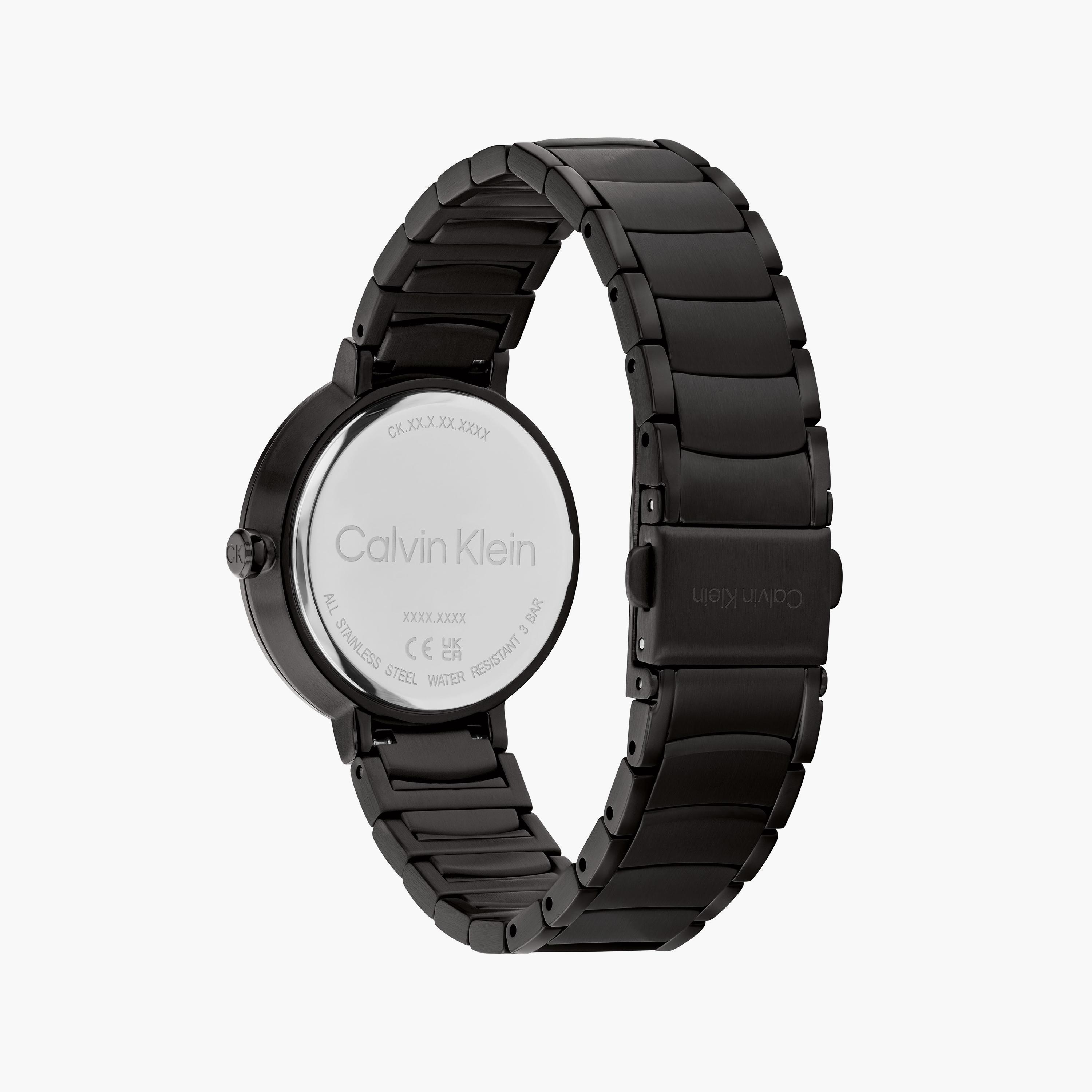كالفن كلاين- ساعة للنساء 34 ملم بسوار من الستانلس ستيل بلونين | 25100021-women-watchesandjewellery-watches-image-3