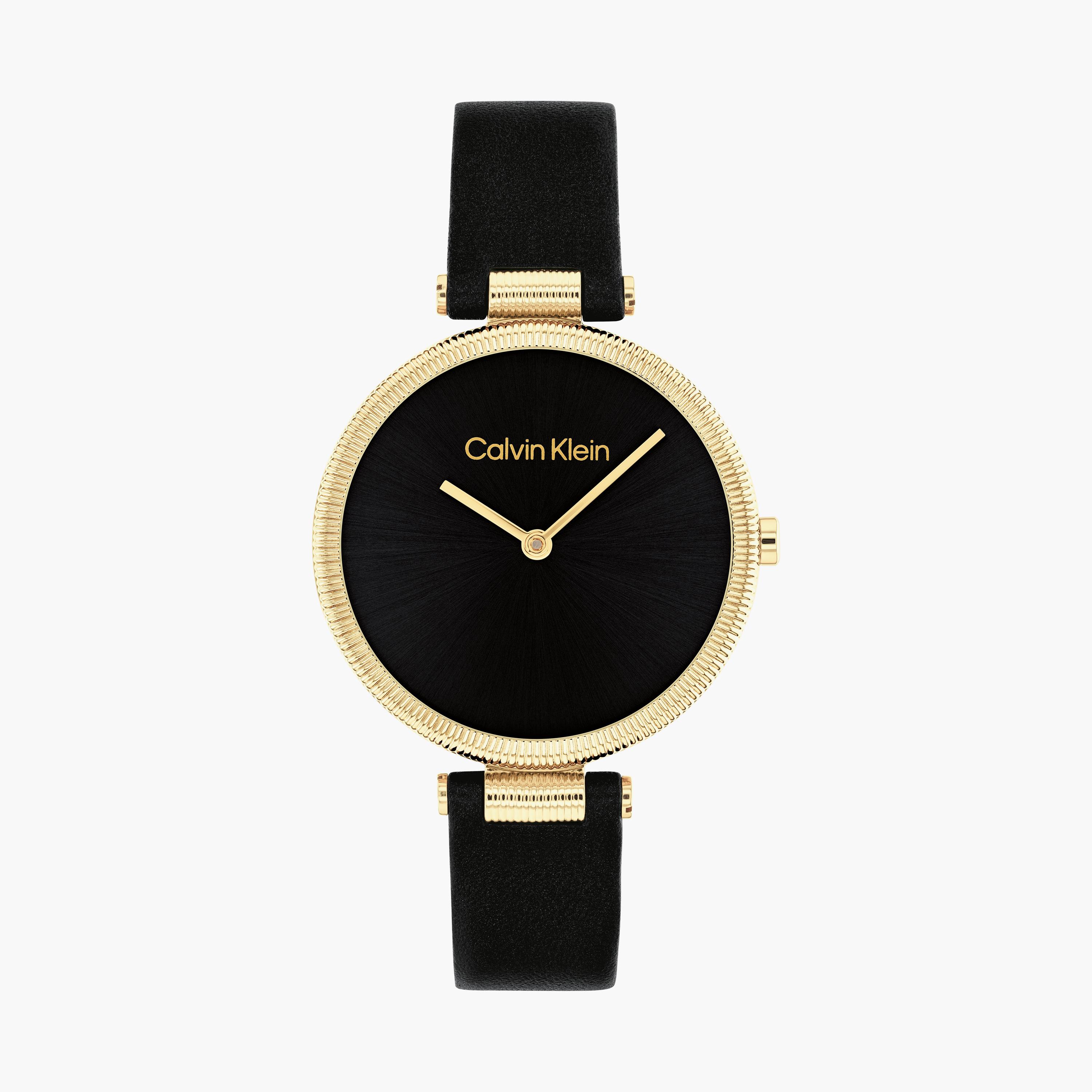 كالفن كلاين- ساعة للنساء 32 ملم بسوار من الستانلس ستيل بلونين | 25100017-women-watchesandjewellery-watches-image-1